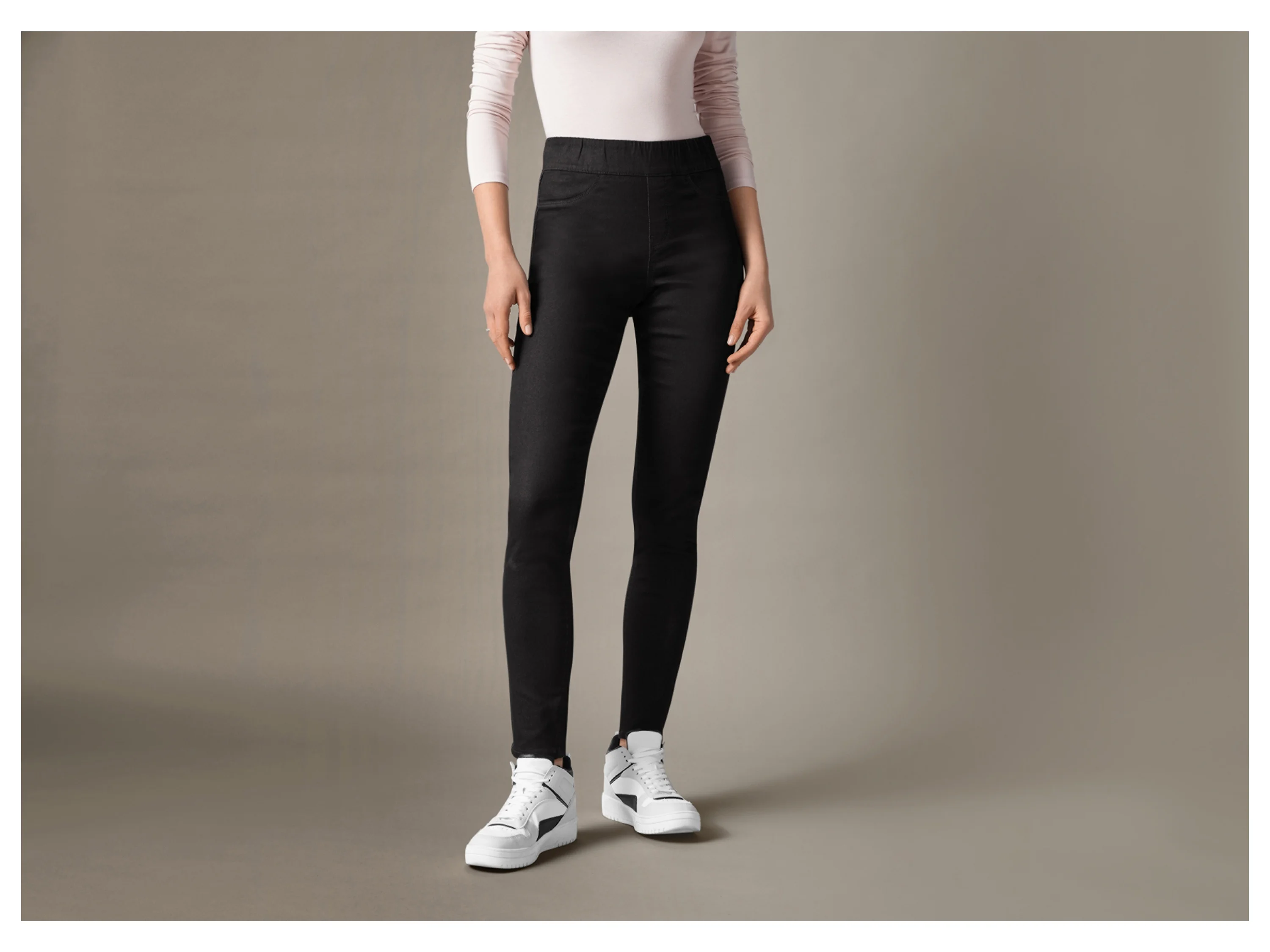 ESMARA® Damen Jeggings Thermo (Schwarz, 36) – Bild 2 von 3