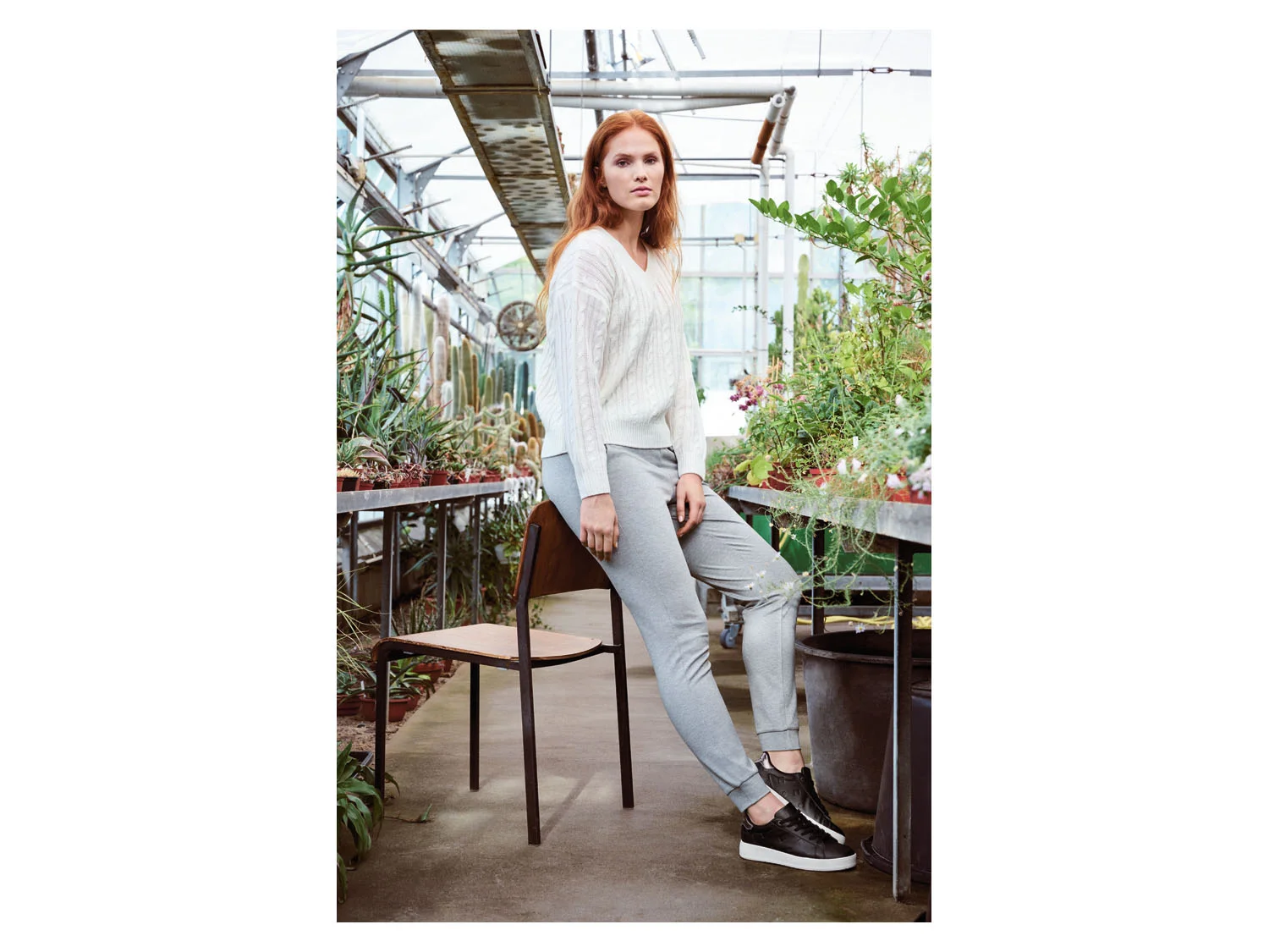 ESMARA® Damen Jogger Business (Grau, XS(32/34)) – Bild 2 von 3