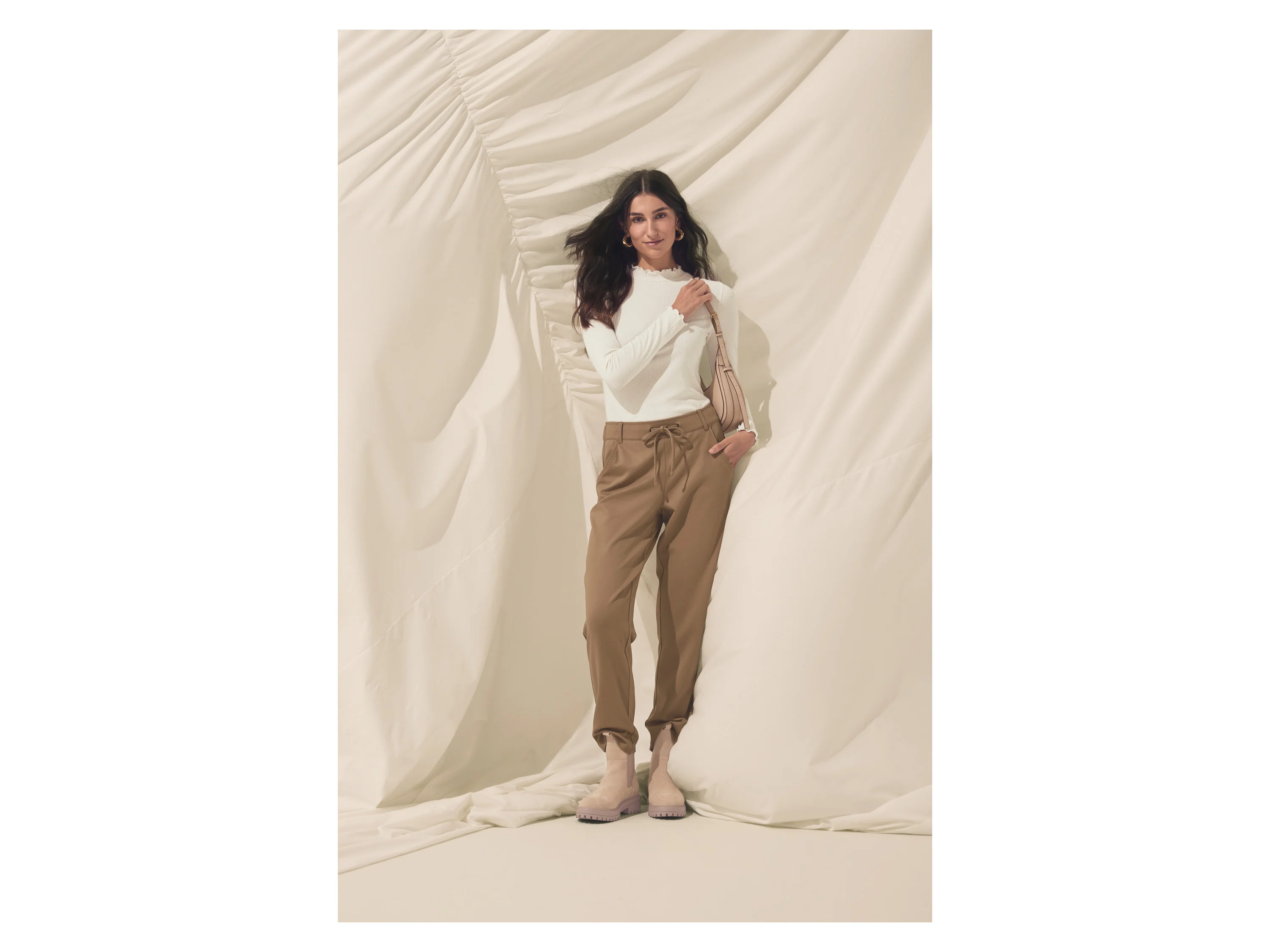 ESMARA® Damen Jogger (camel, XS(32/34)) – Bild 4 von 4