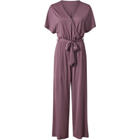 ESMARA® Damen Jumpsuit, mit seitlichen Eingrifftaschen (Rose, M(40/42))