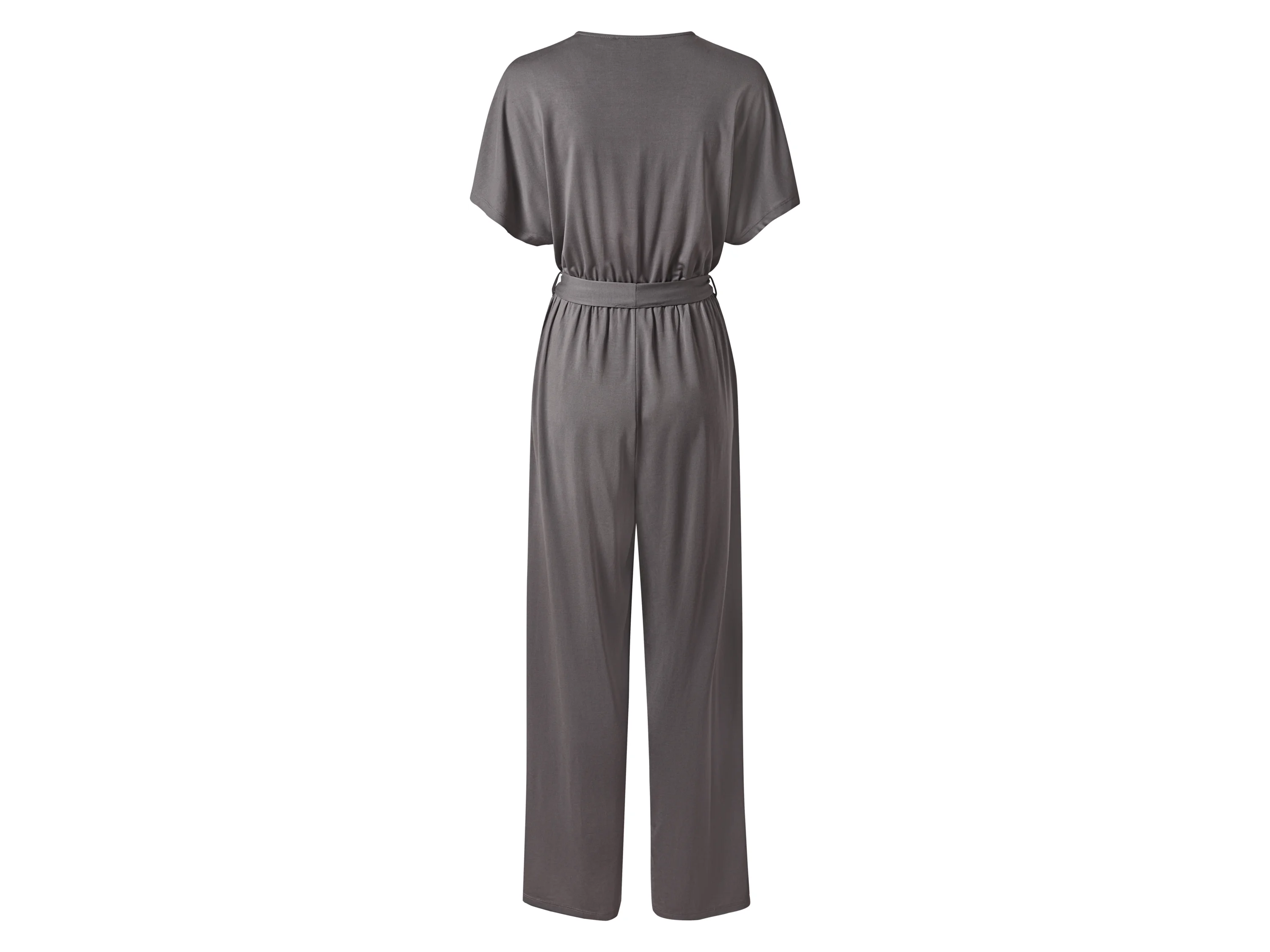 ESMARA® Damen Jumpsuit, mit seitlichen Eingrifftaschen (Grau, S(36/38)) – Bild 3 von 4