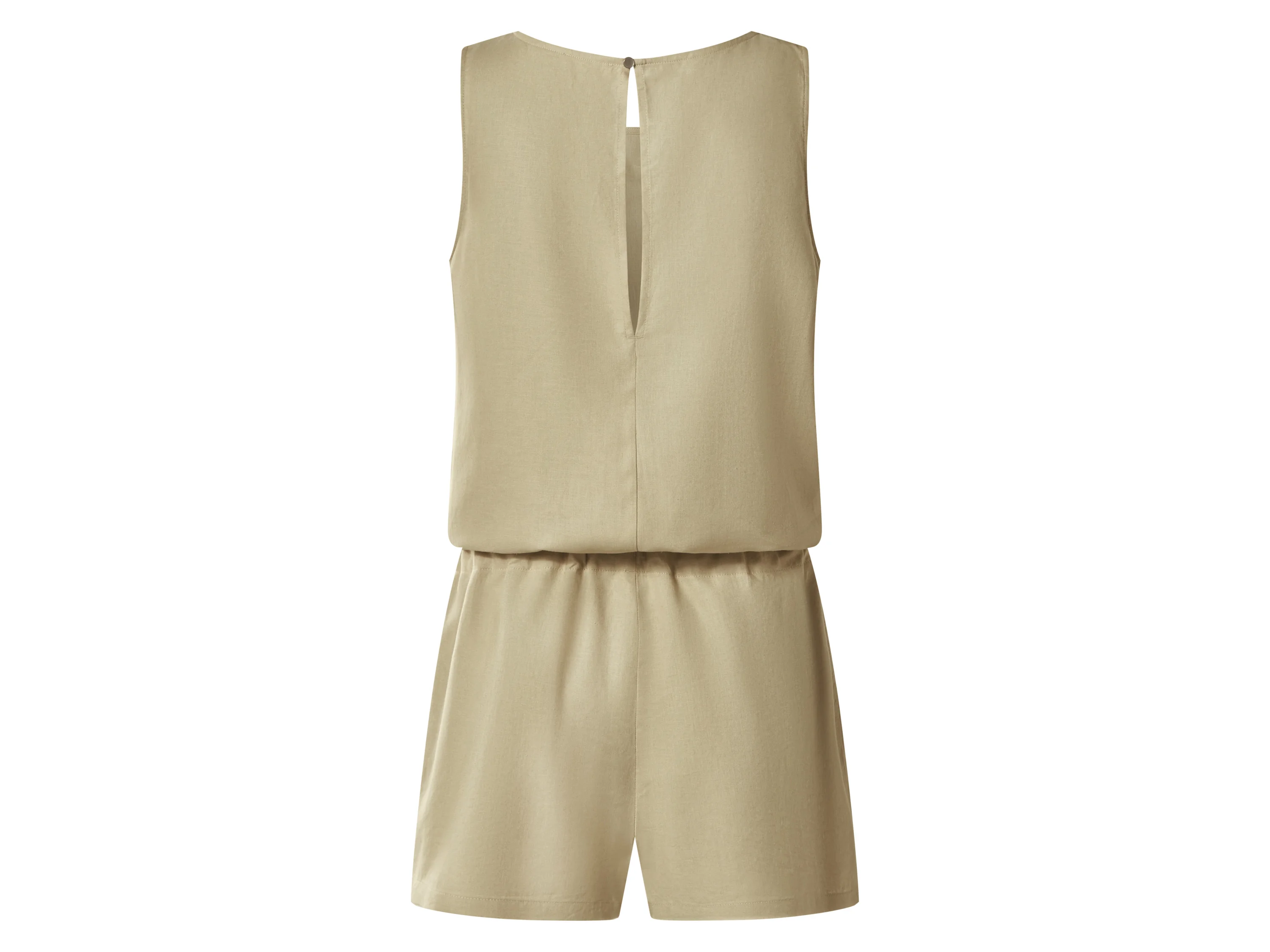 ESMARA® Damen Jumpsuit mit Leinen (Beige, 42) – Bild 3 von 3