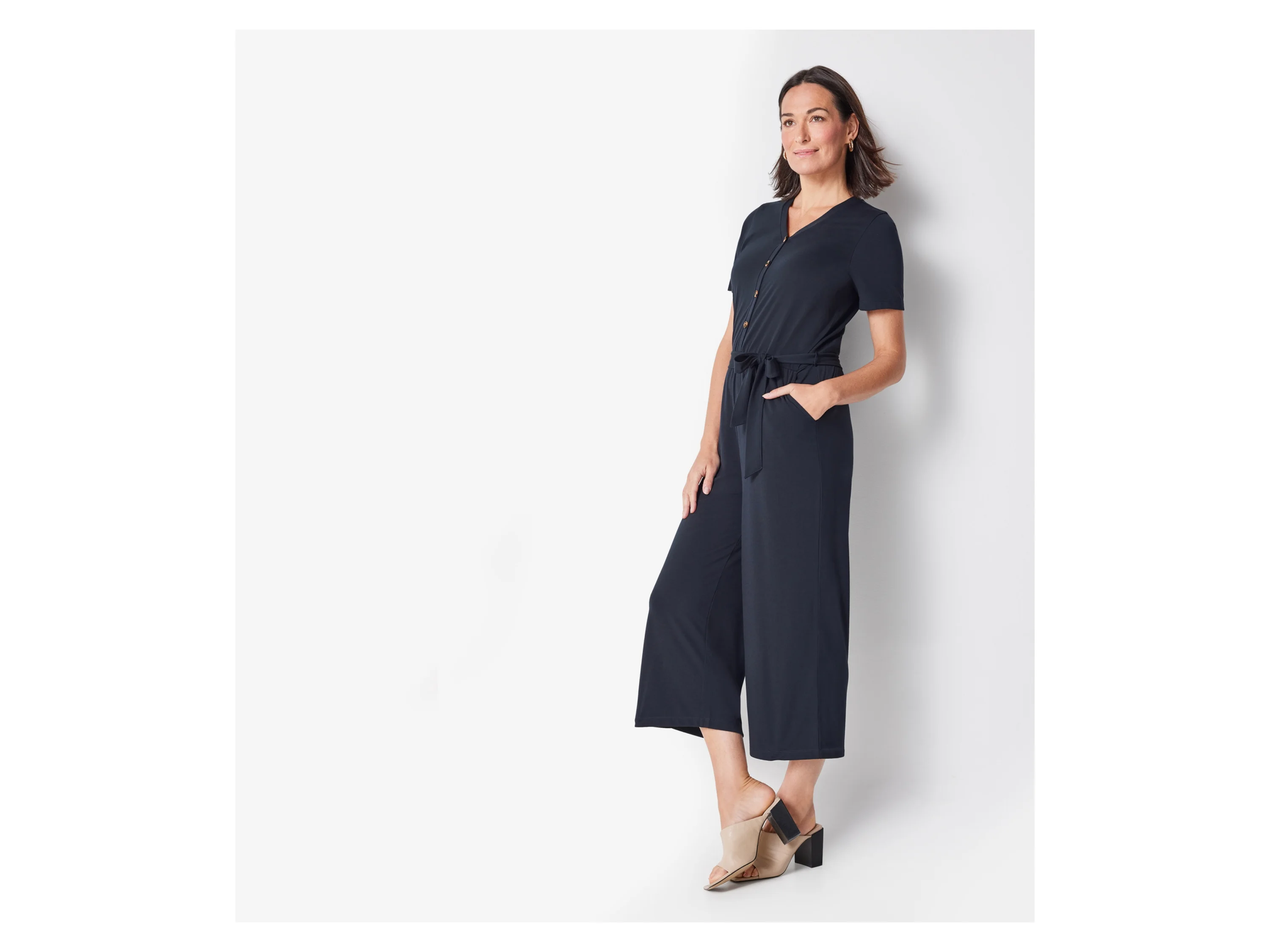 ESMARA® Damen Jumpsuit (Navy, XS (32/34)) – Bild 2 von 4