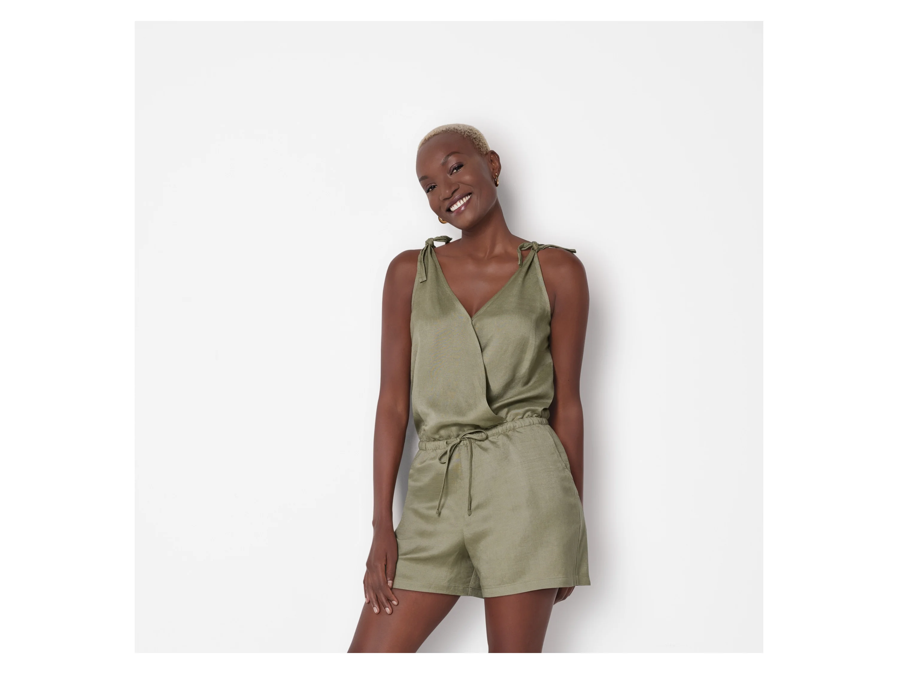 ESMARA® Damen Jumpsuit (Olive, 34) – Bild 2 von 4