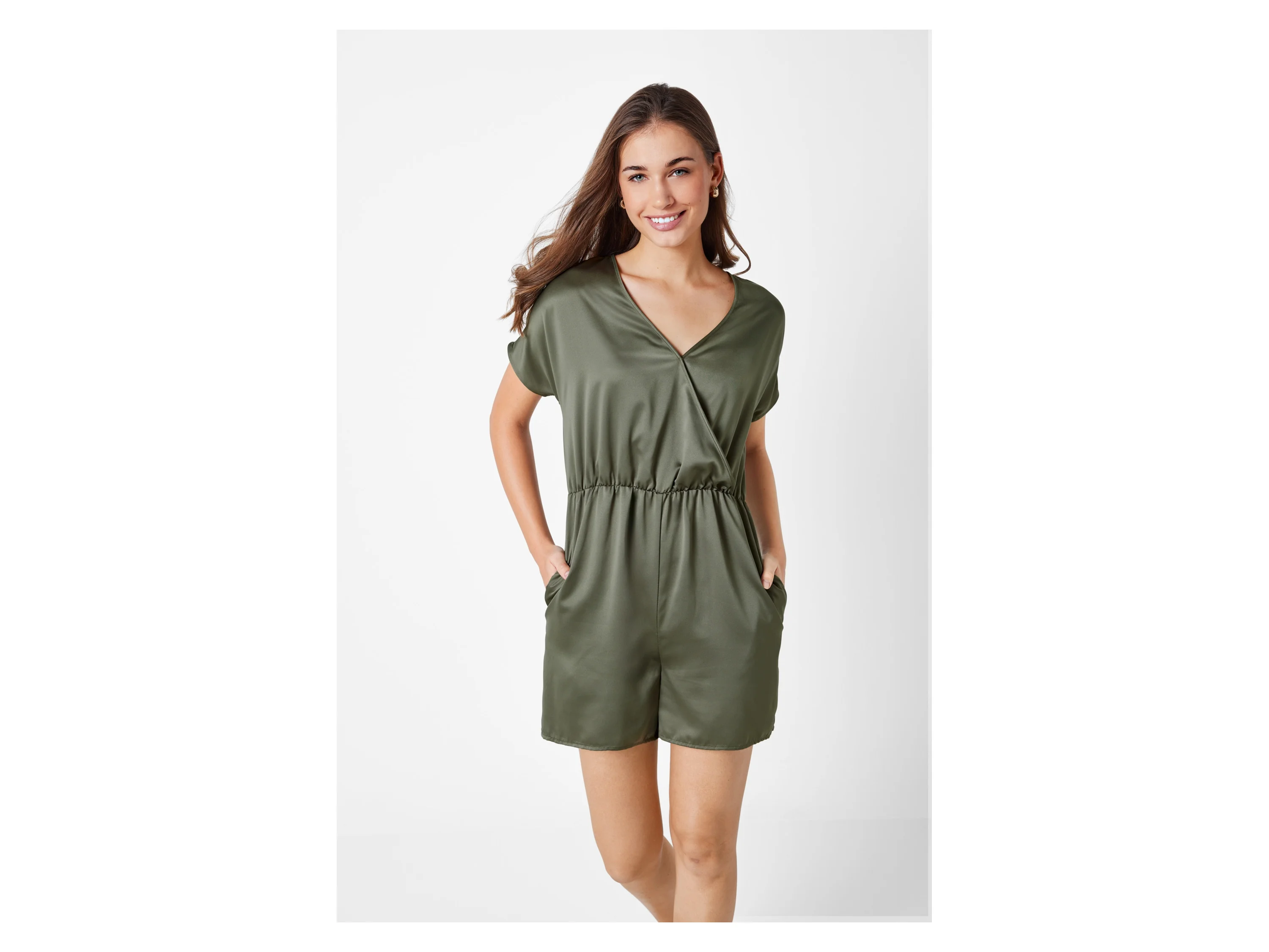 ESMARA® Damen Jumpsuit (Olive, 40) – Bild 2 von 4