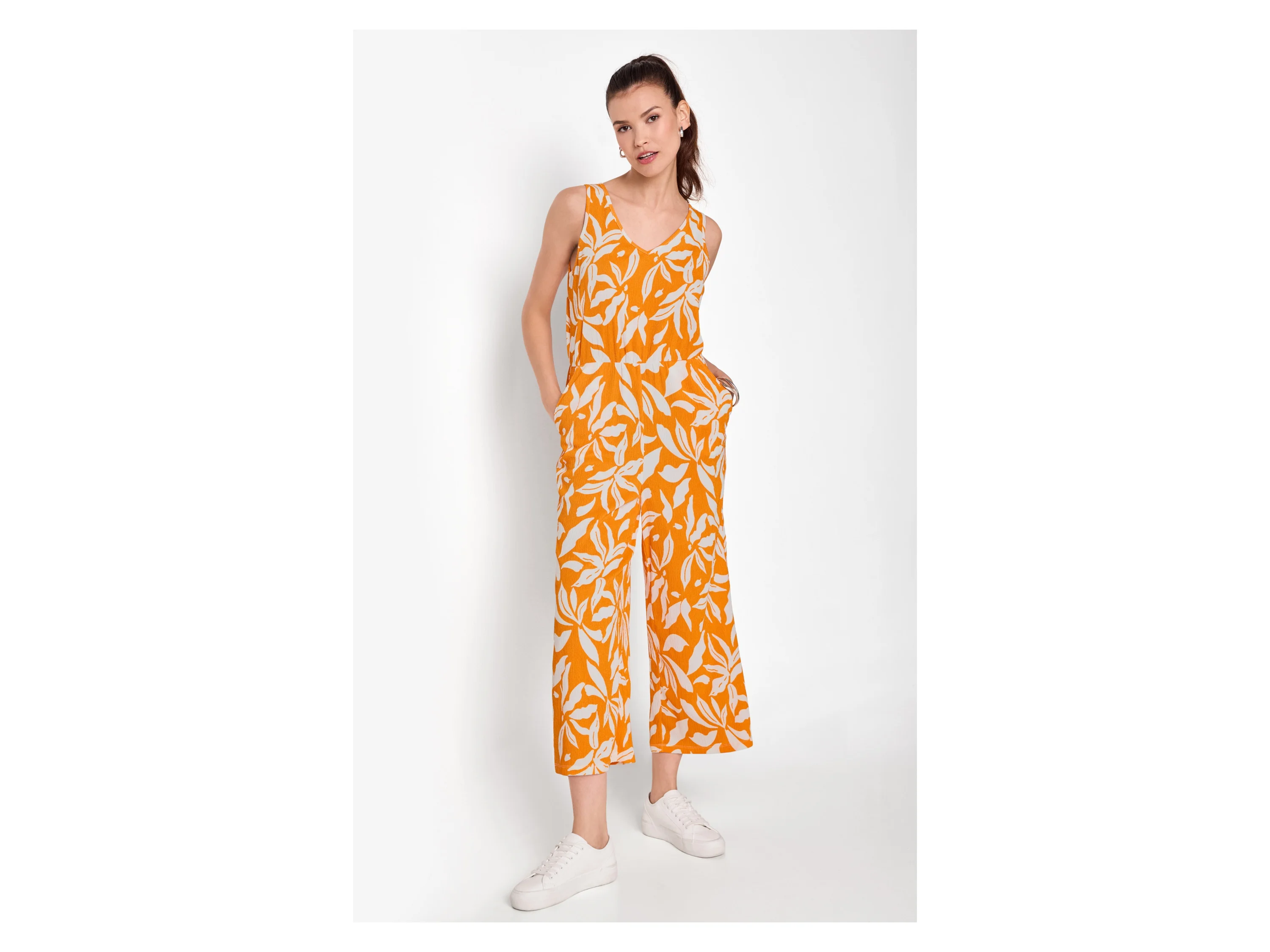 ESMARA® Damen Jumpsuit (Orange, M(40/42)) – Bild 2 von 4
