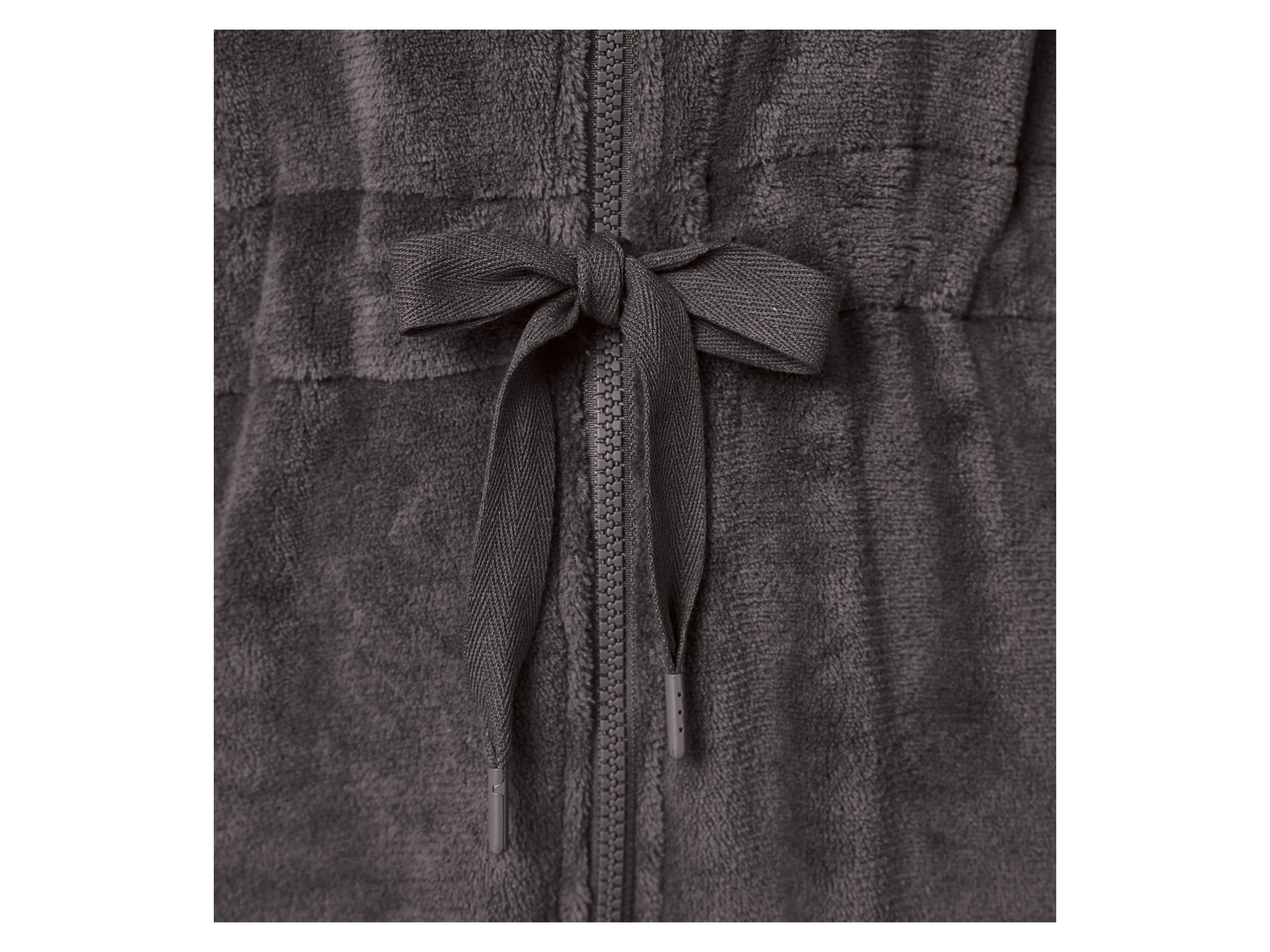 ESMARA® Damen Jumpsuit Plüsch (Dunkelgrau, L(44/46)) – Bild 4 von 4