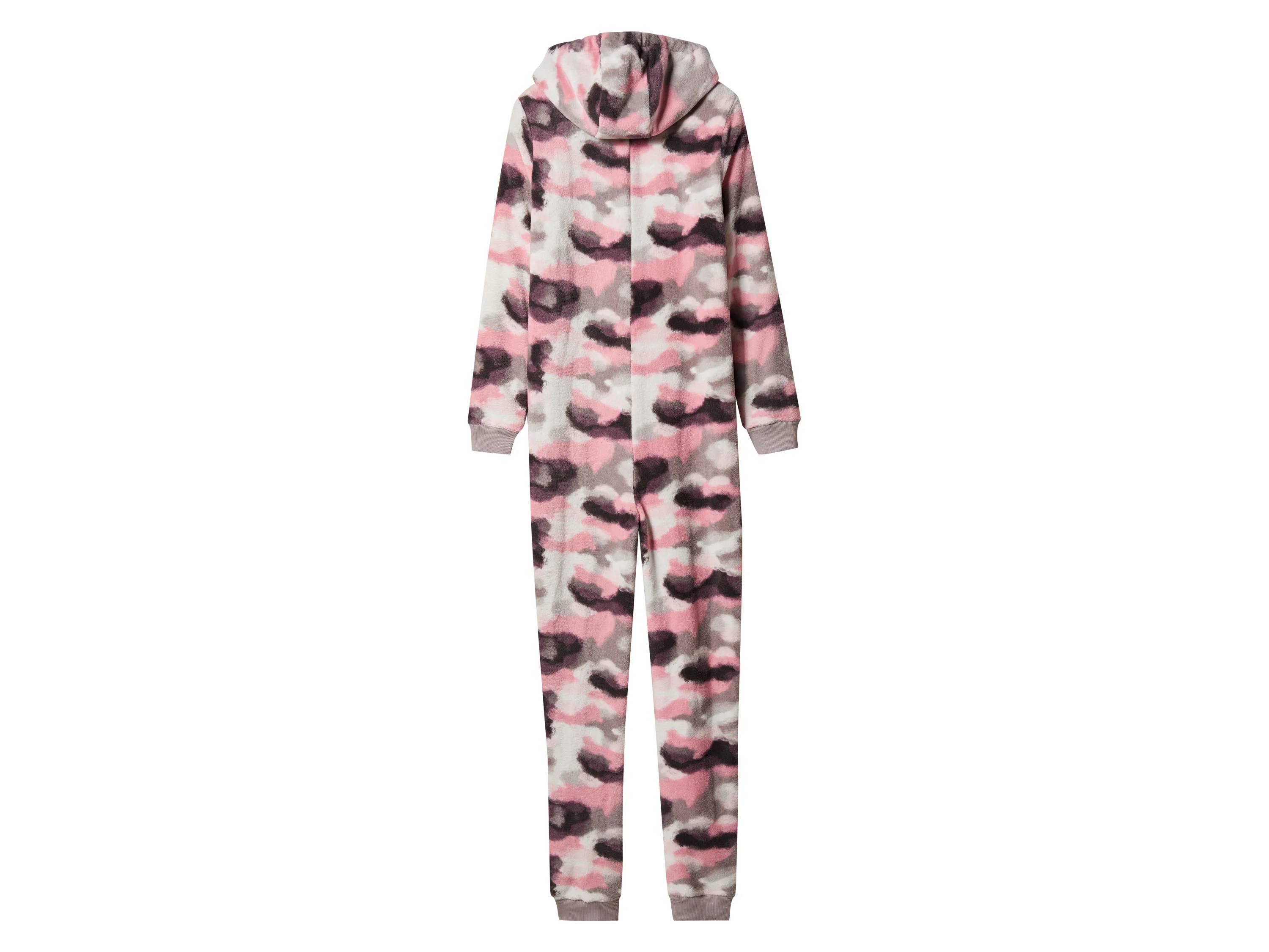 ESMARA® Damen Jumpsuit Plüsch (Gemustert, XS(32/34)) – Bild 3 von 3