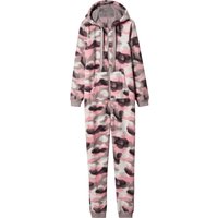 ESMARA® Damen Jumpsuit Plüsch (Gemustert, L(44/46))