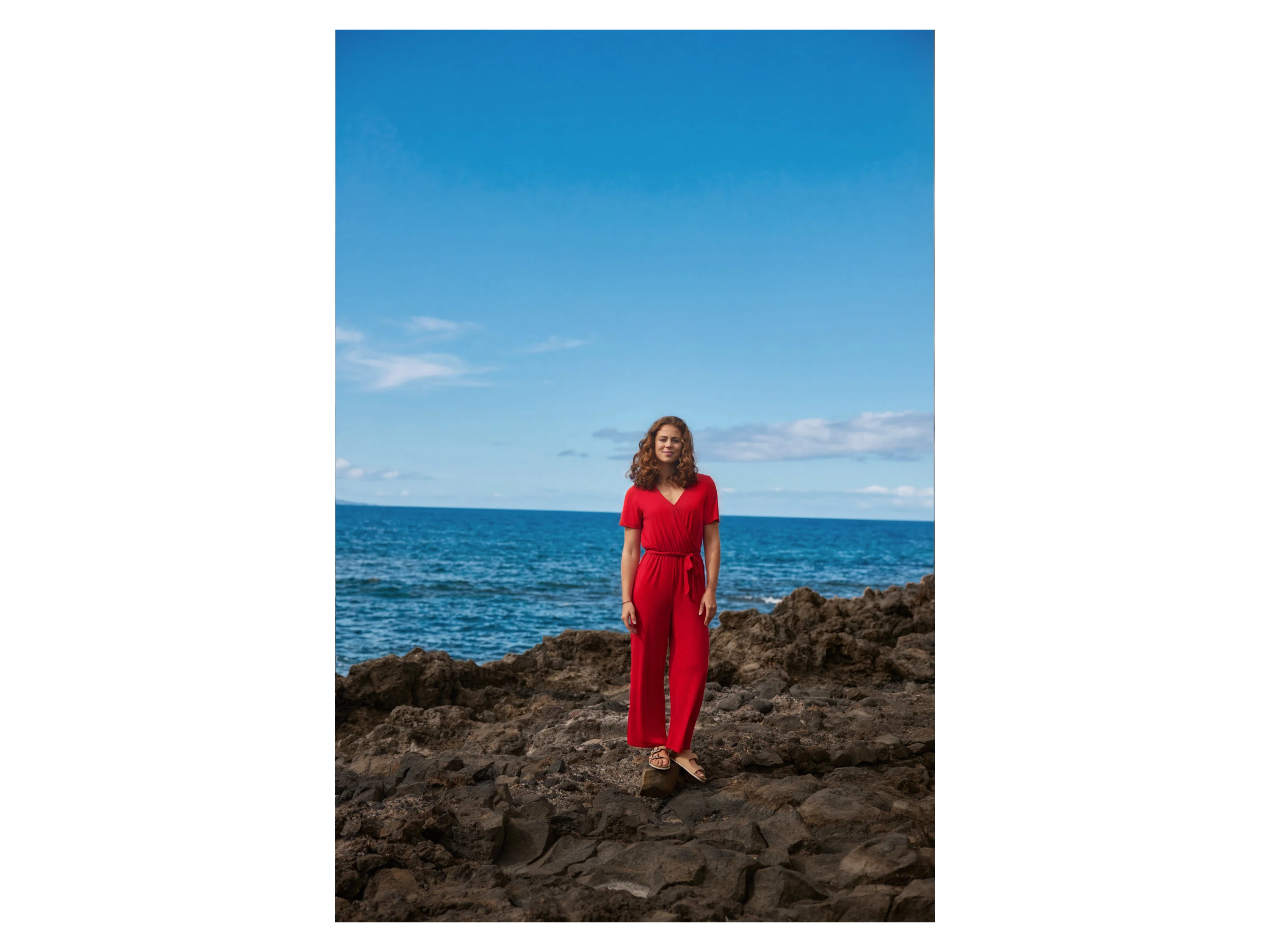 ESMARA® Damen Jumpsuit (Rot, XS (32/34)) – Bild 4 von 4