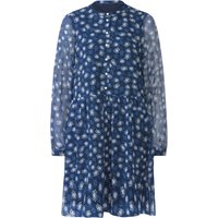 ESMARA® Damen Kleid aus Chiffon (Marine, 36)