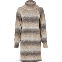 ESMARA® Damen Kleid (beige/braun, S(36/38))