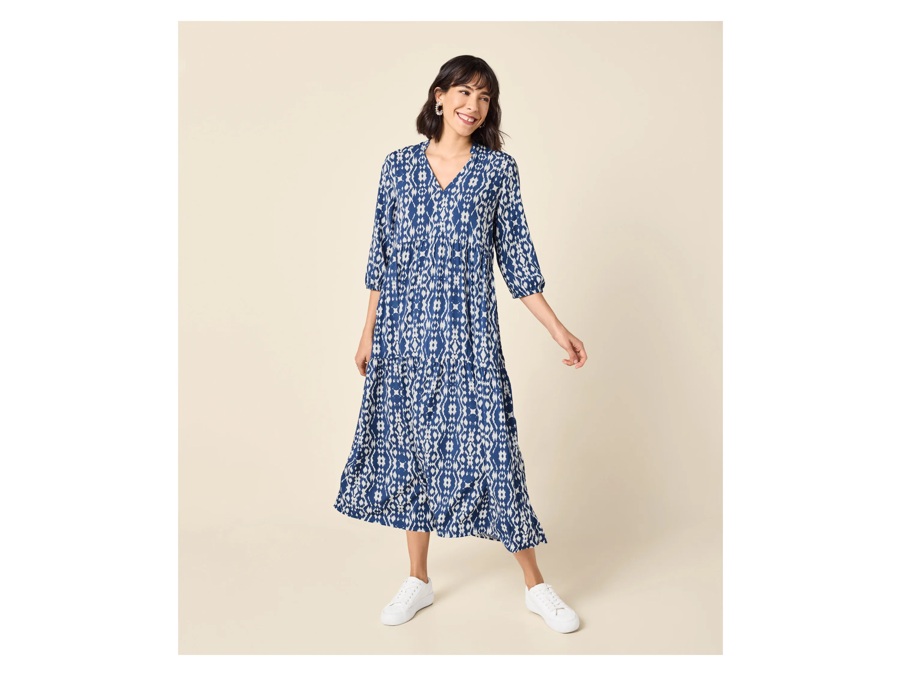 ESMARA® Damen Kleid (Blau, M(40/42)) – Bild 2 von 3