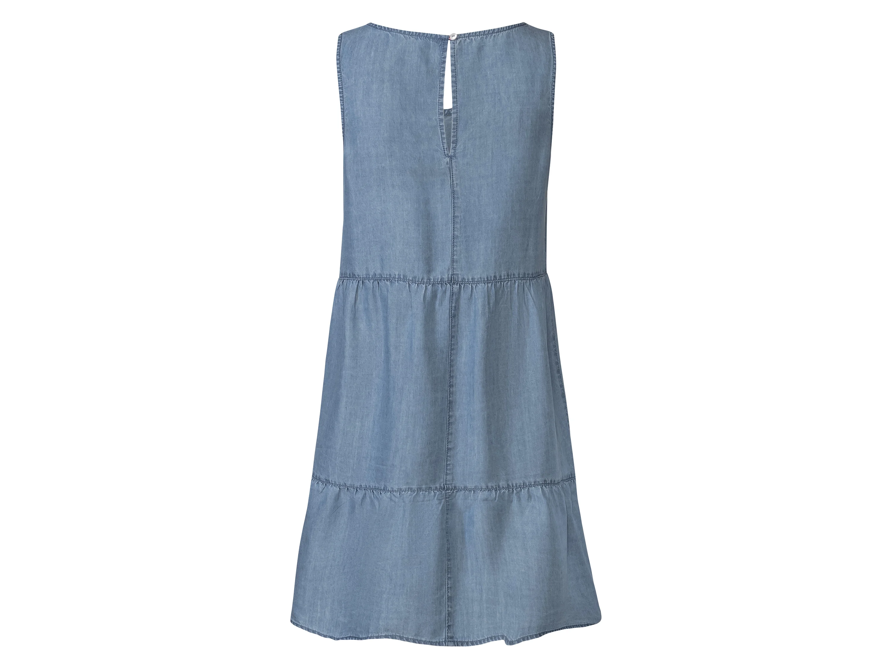 ESMARA® Damen Kleid (Blau, 34) – Bild 3 von 4