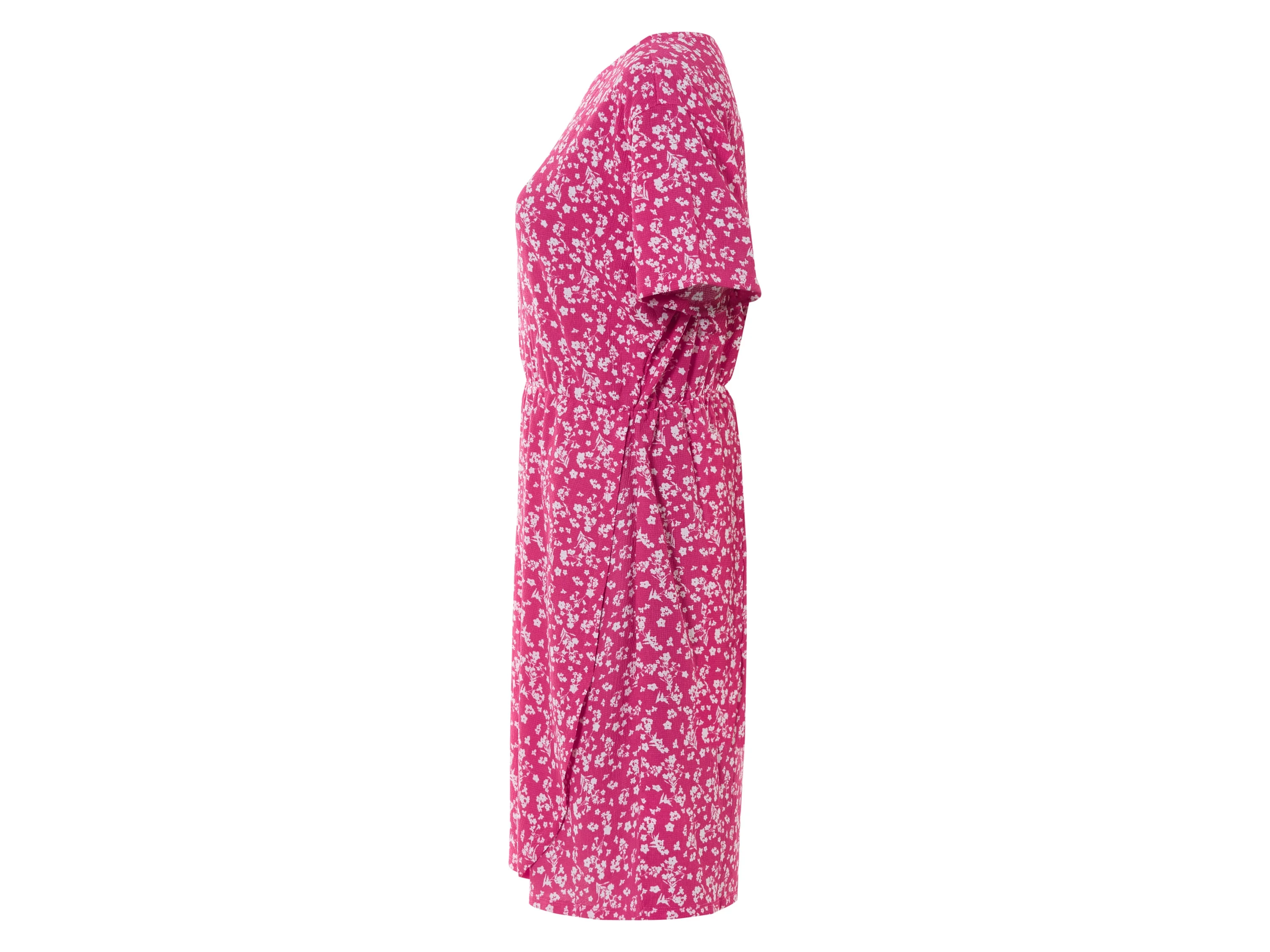 ESMARA® Damen Kleid (Blumen/pink, M(40/42)) – Bild 4 von 4