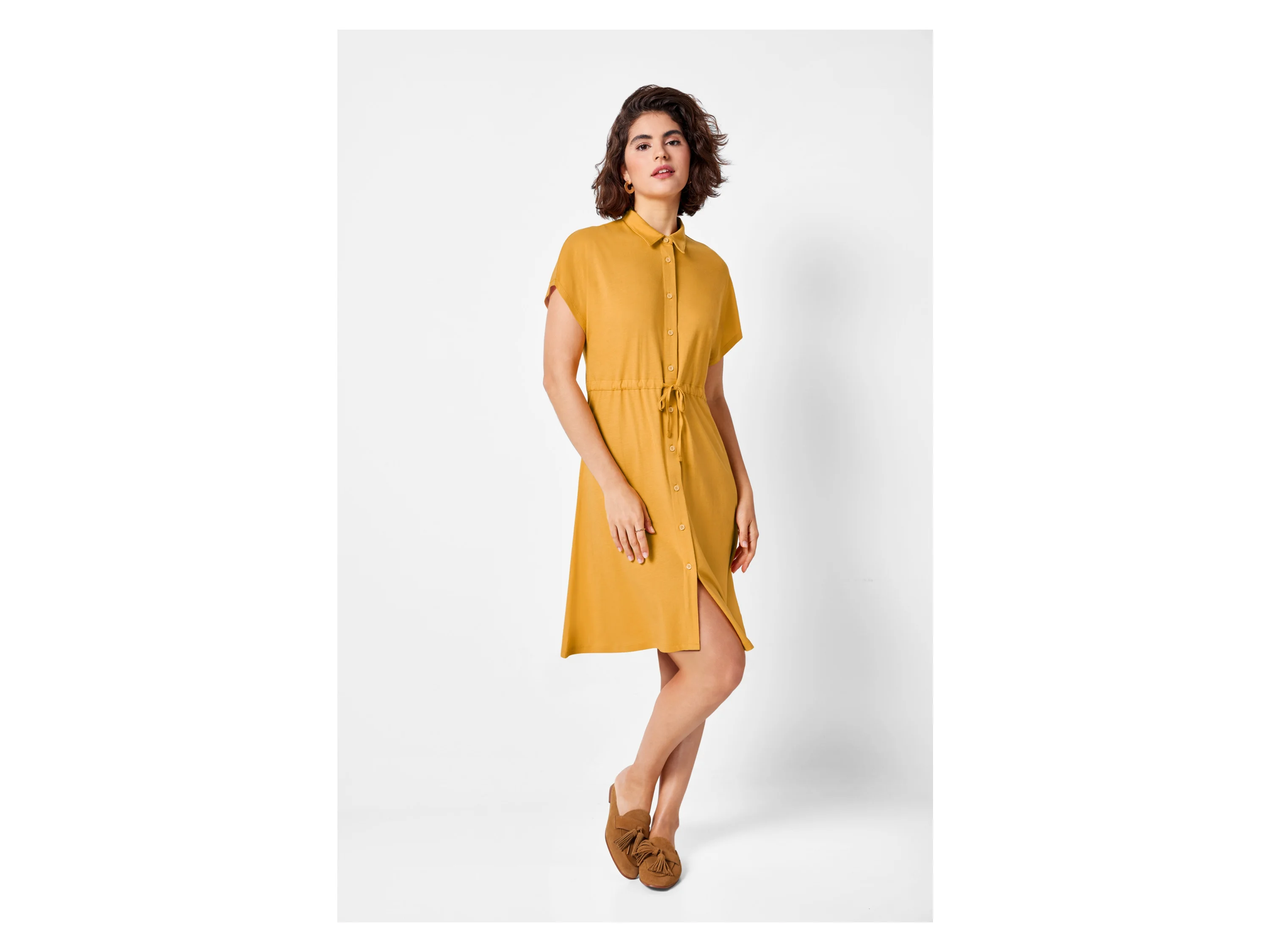 ESMARA® Damen Kleid (Gelb, S(36/38)) – Bild 2 von 3