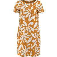 ESMARA® Damen Kleid (gemustert/orange, XS(32/34))