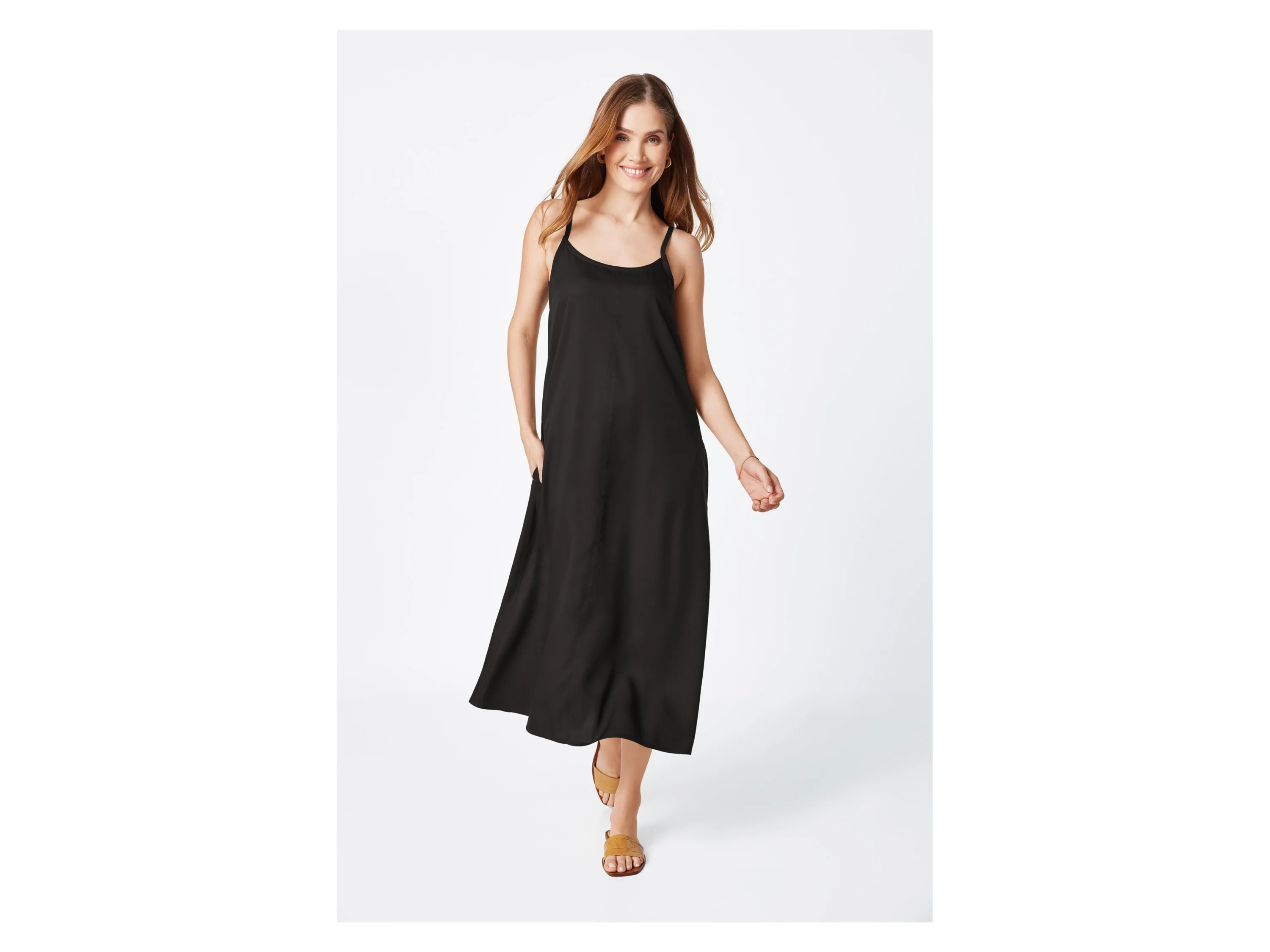 ESMARA® Damen Kleid (grau/schwarz, 34) – Bild 2 von 4