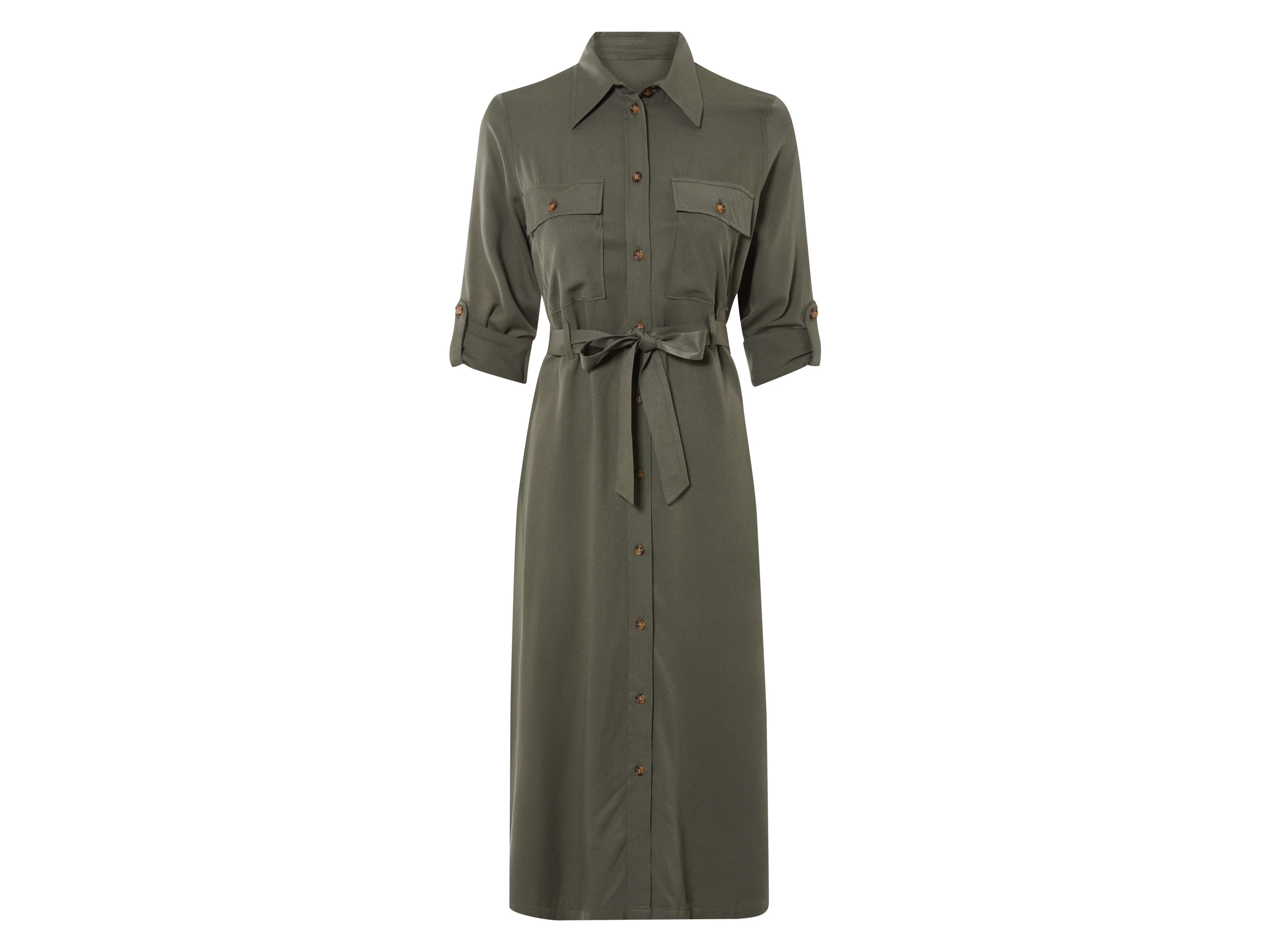 ESMARA® Damen Kleid (Grün, 34) – Bild 4 von 4