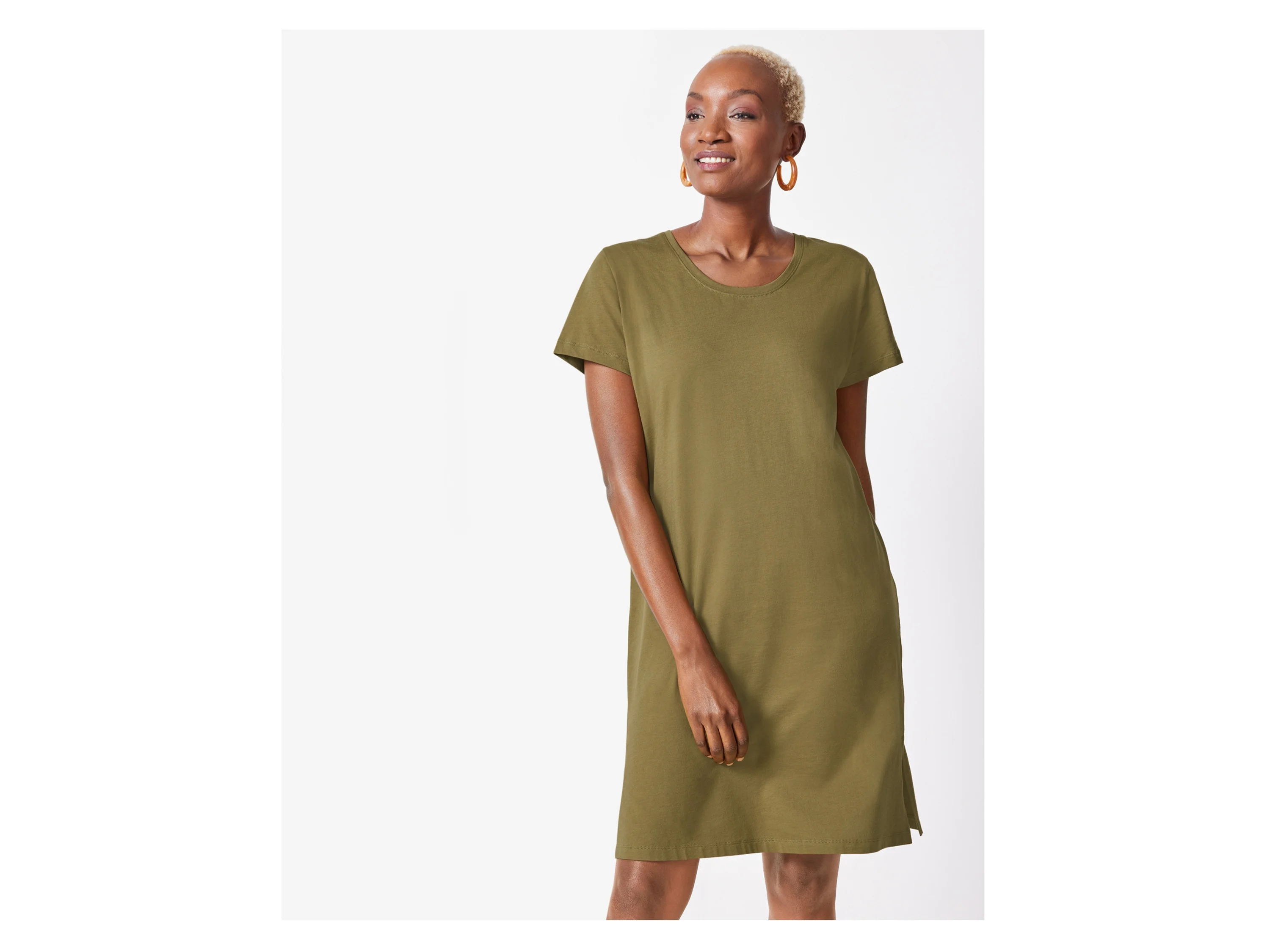 ESMARA® Damen Kleid (Khaki, S(36/38)) – Bild 2 von 4