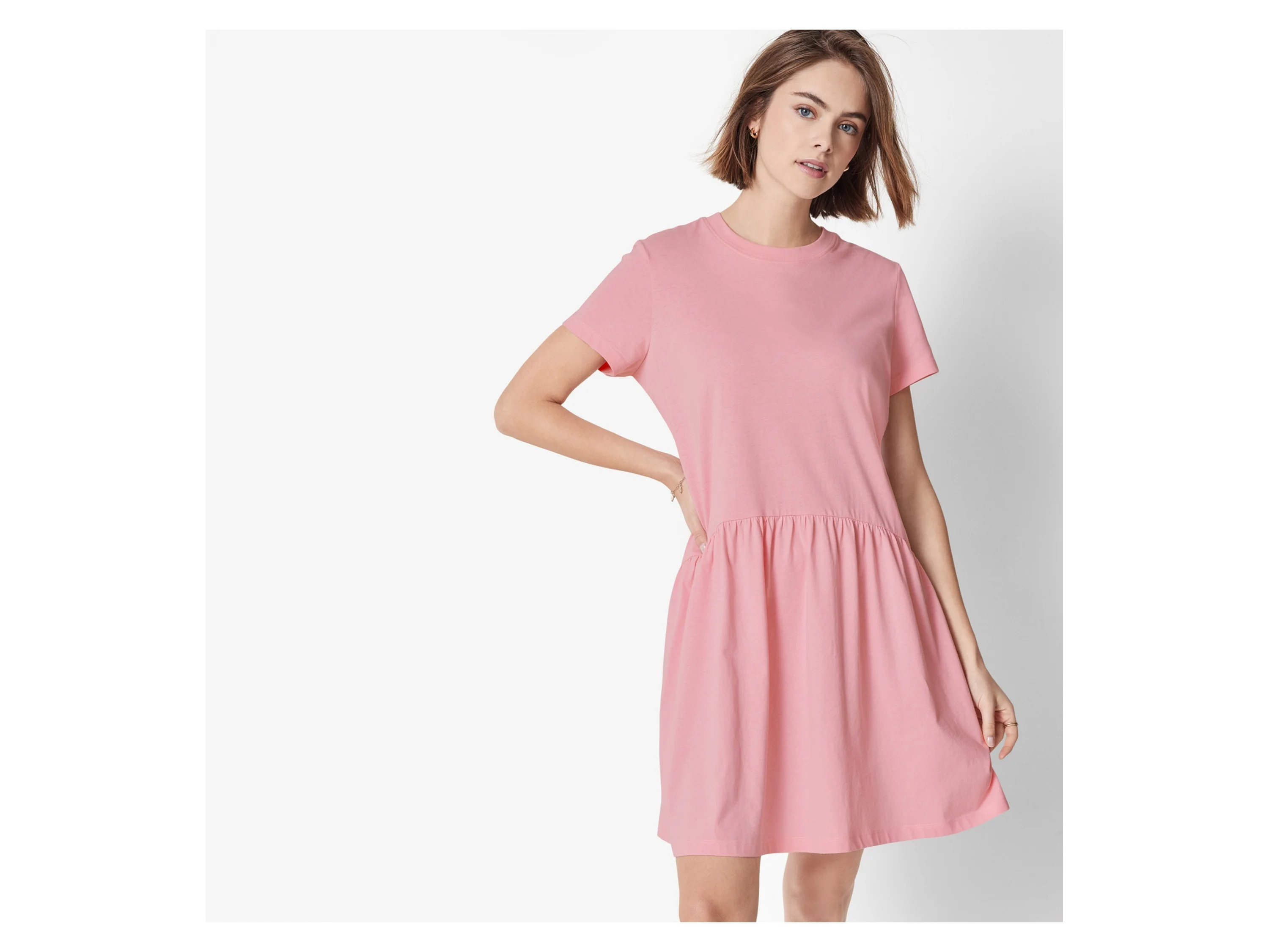 ESMARA® Damen Kleid kurz (Pink, XS(32/34)) – Bild 2 von 3
