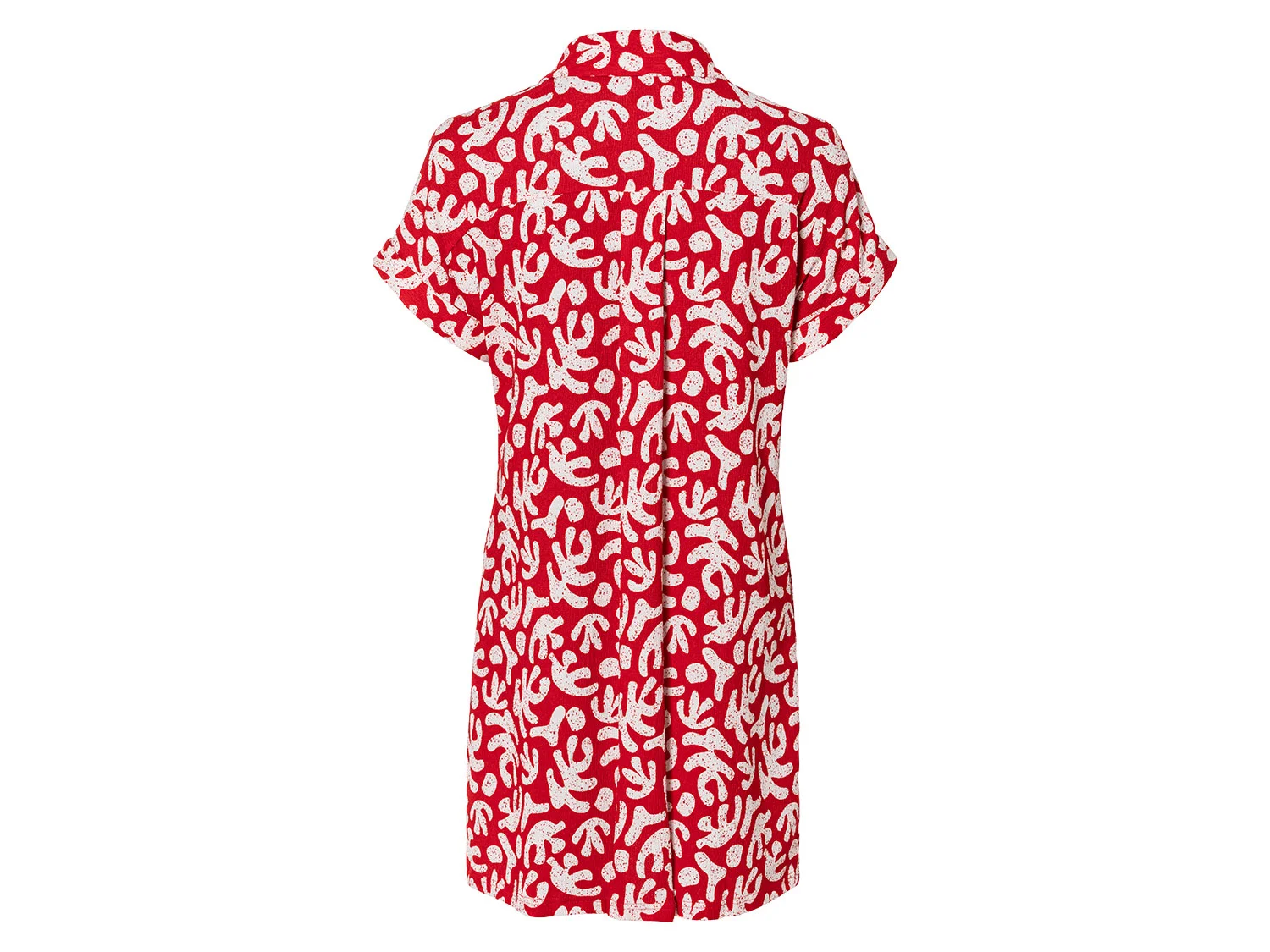 ESMARA® Damen Kleid kurz (Rot, S (36/38)) – Bild 3 von 4