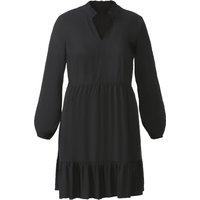 ESMARA® Damen Kleid kurz (Schwarz, 38)