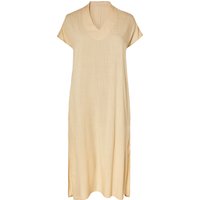ESMARA® Damen Kleid Midi (Beige, 34)