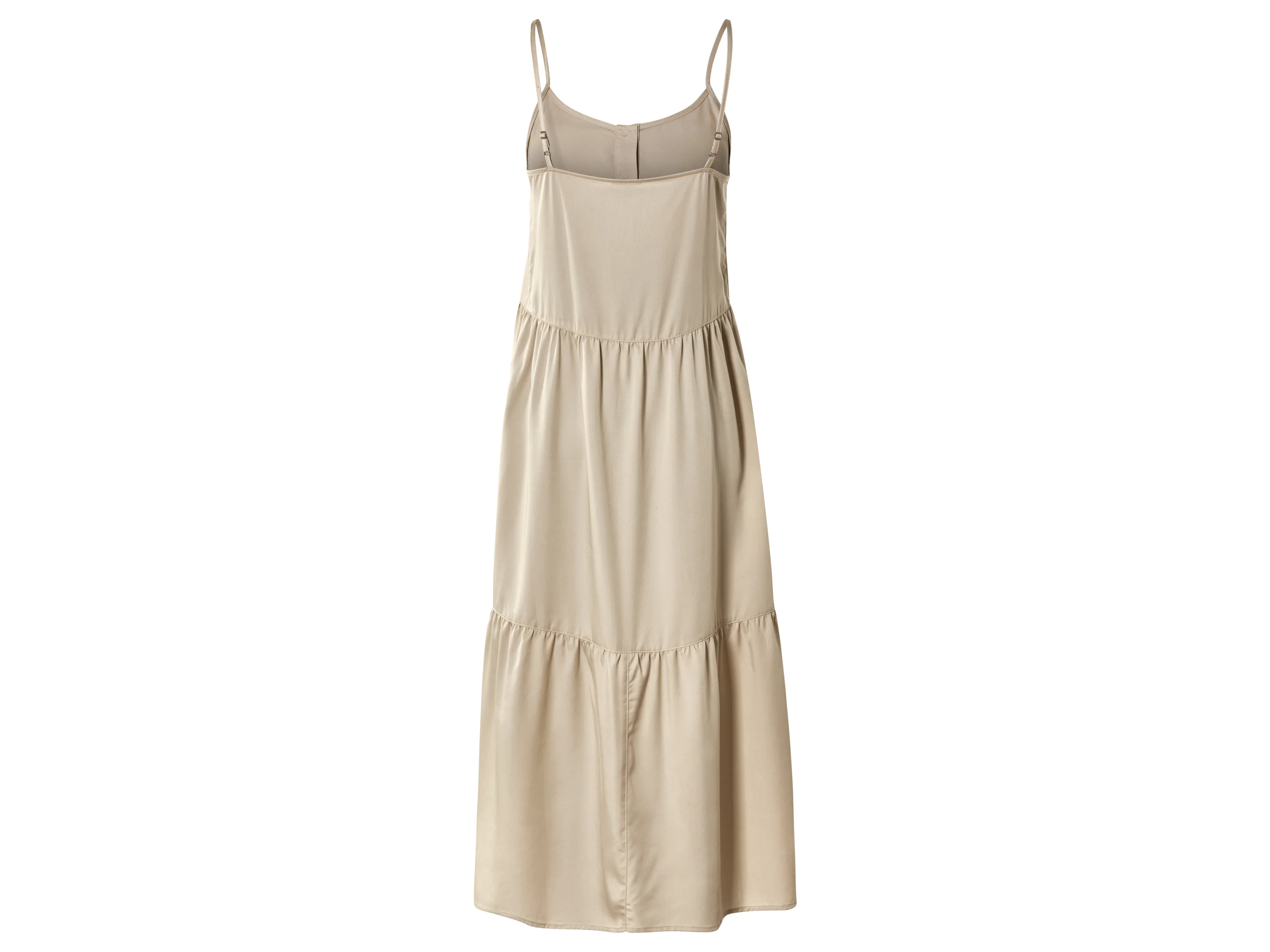 ESMARA® Damen Kleid Midi (Beige, 42) – Bild 3 von 4