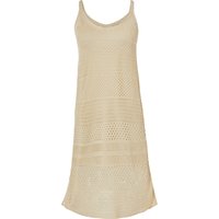 ESMARA® Damen Kleid Midi (Creme, XS(32/34))