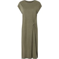 ESMARA® Damen Kleid Midi (Khaki, S(36/38))