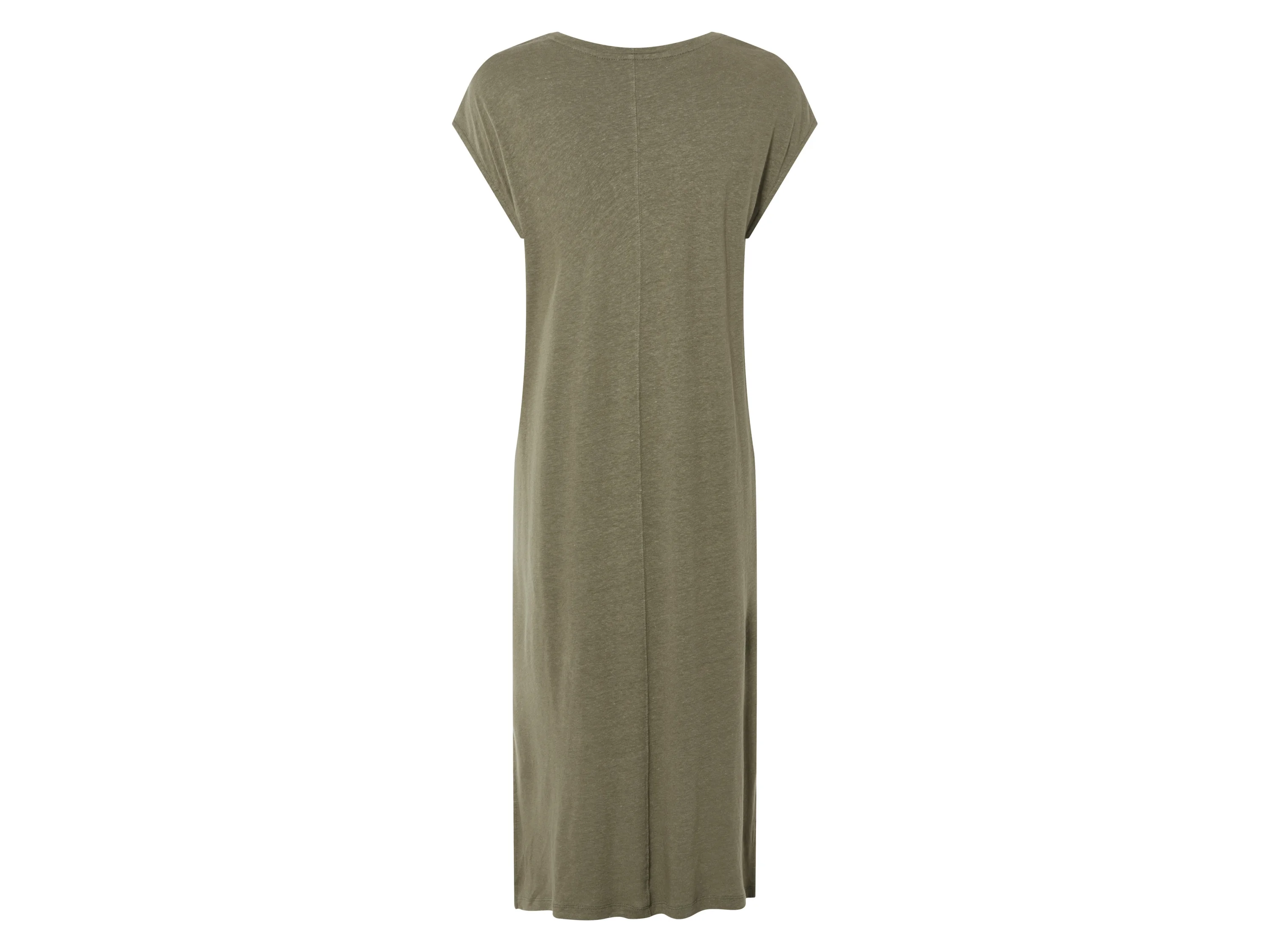 ESMARA® Damen Kleid Midi (Khaki, S(36/38)) – Bild 4 von 4