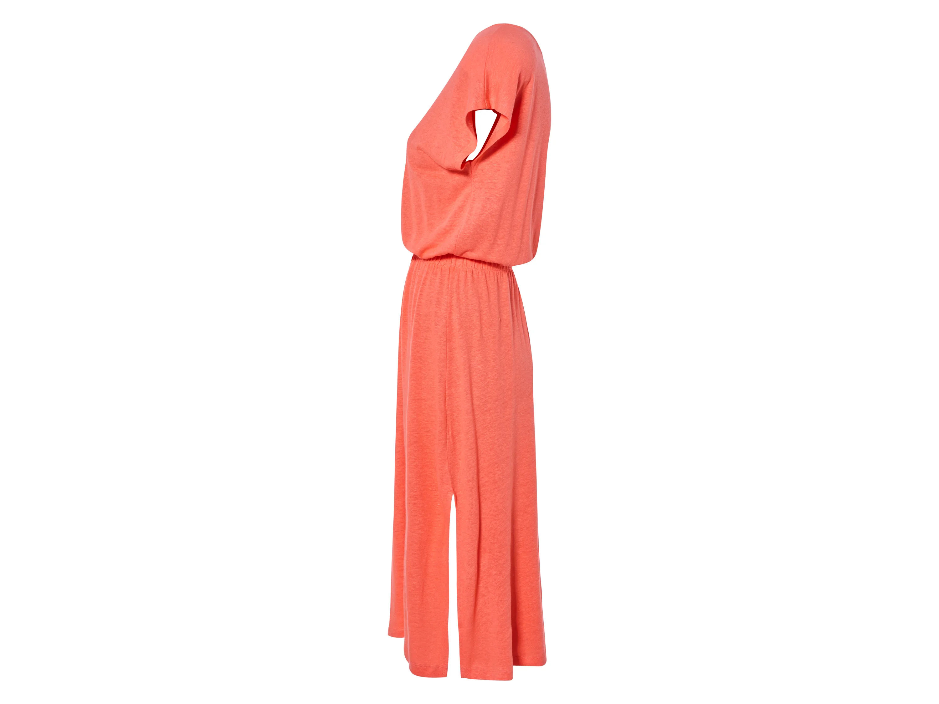 ESMARA® Damen Kleid Midi (Koralle, L(44/46)) – Bild 3 von 4