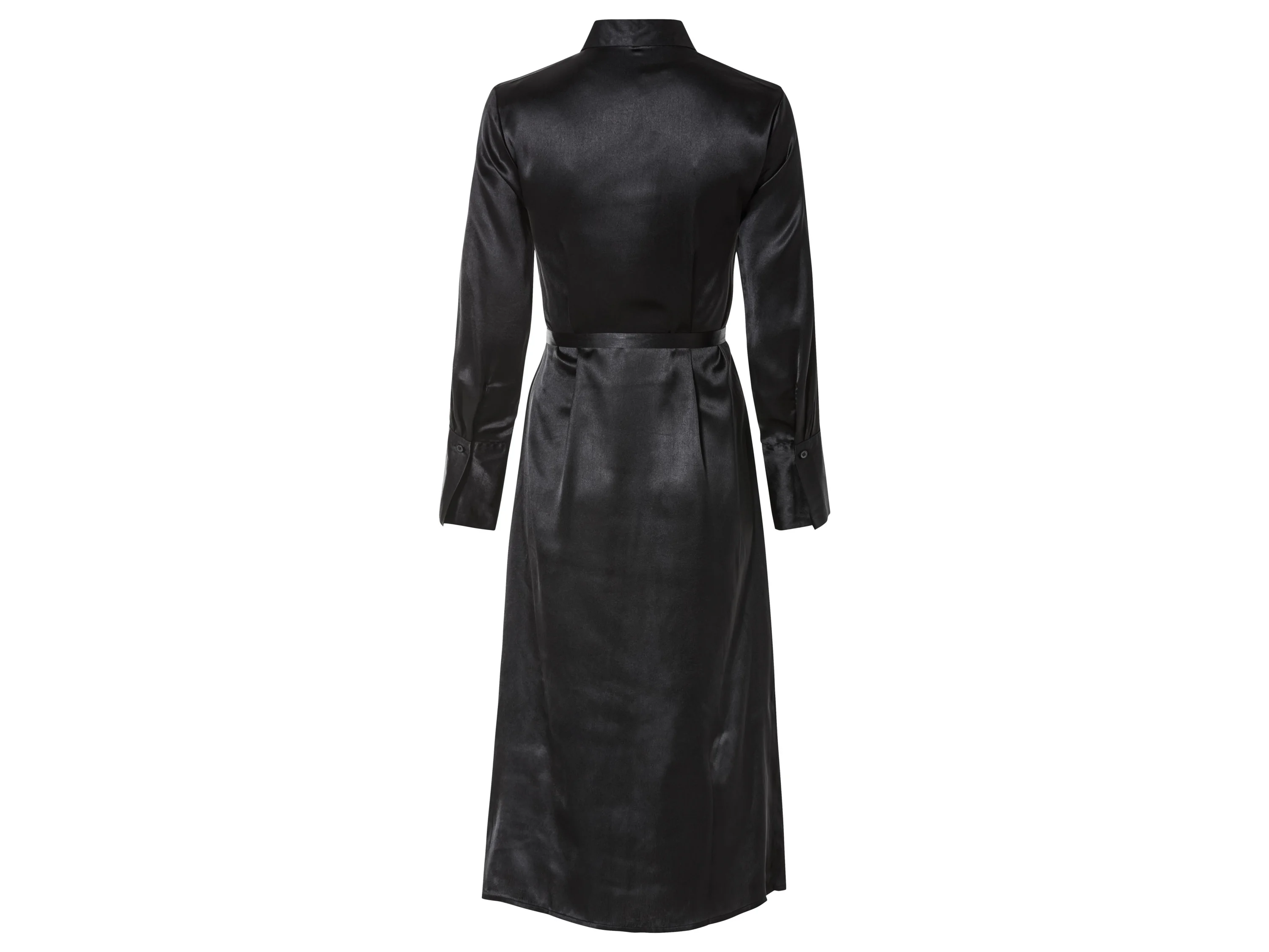 ESMARA® Damen Kleid Midi (Schwarz, 34) – Bild 3 von 3