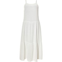 ESMARA® Damen Kleid Midi (Weiß, 42)