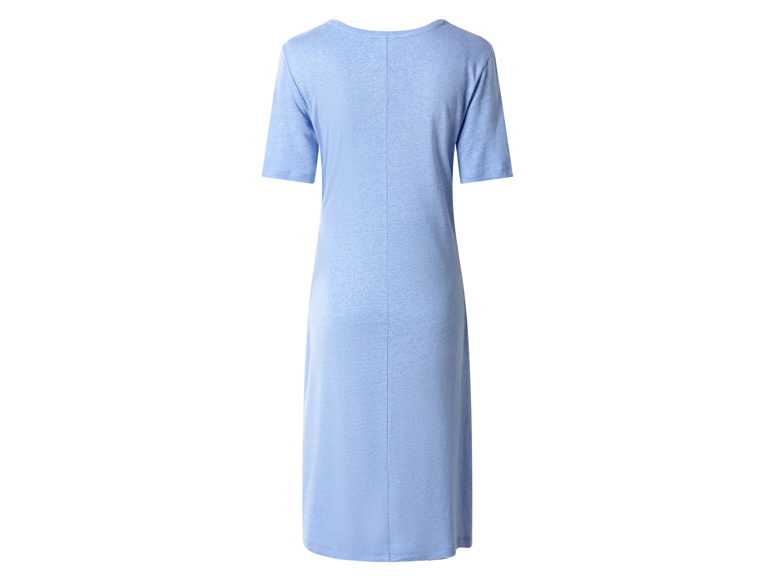 ESMARA® Damen Kleid mit Leinen (Blau, XS (32/34)) – Bild 3 von 3