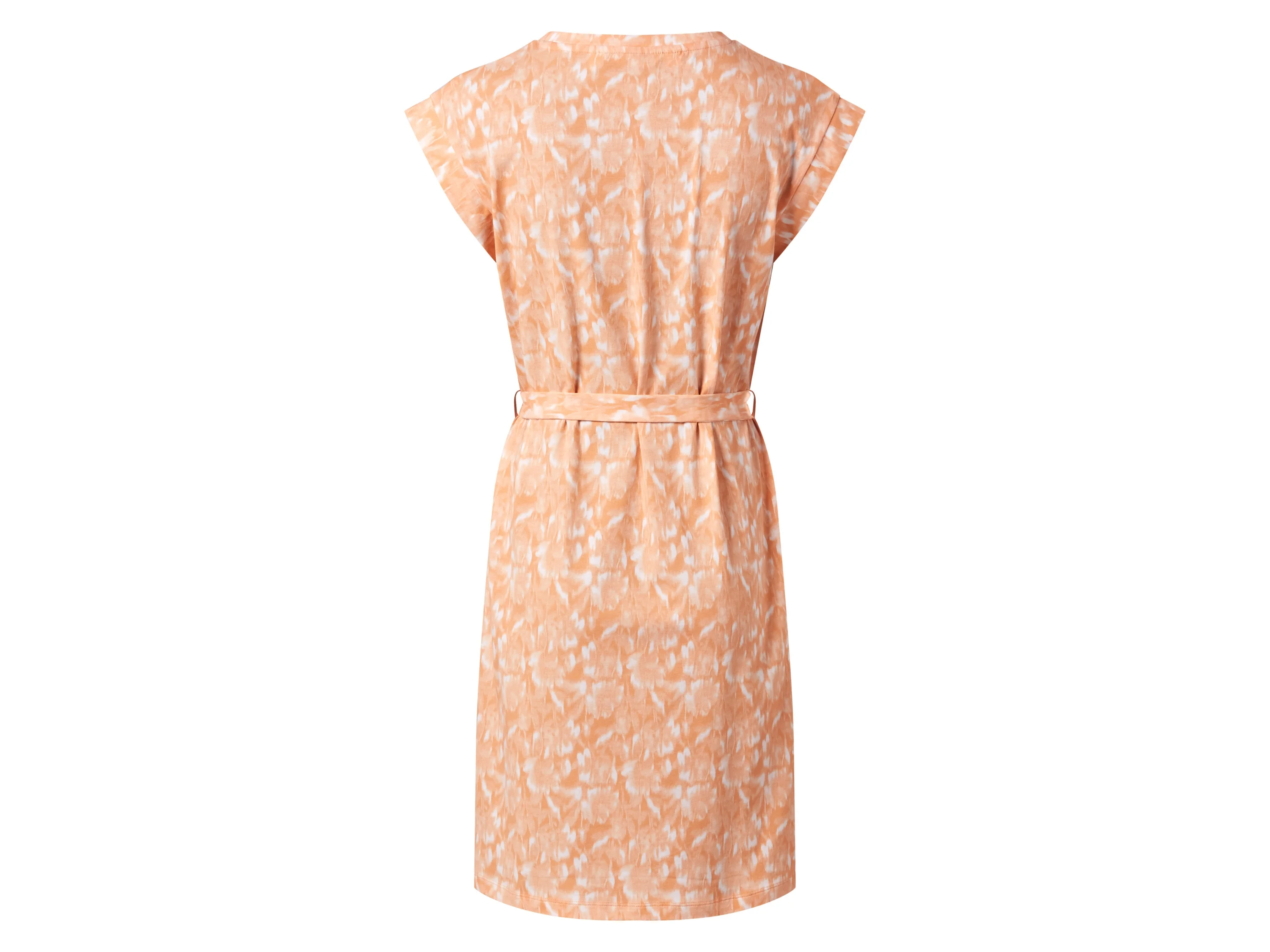 ESMARA® Damen Kleid, überschnittene Schultern (Orange, S(36/38)) – Bild 3 von 4