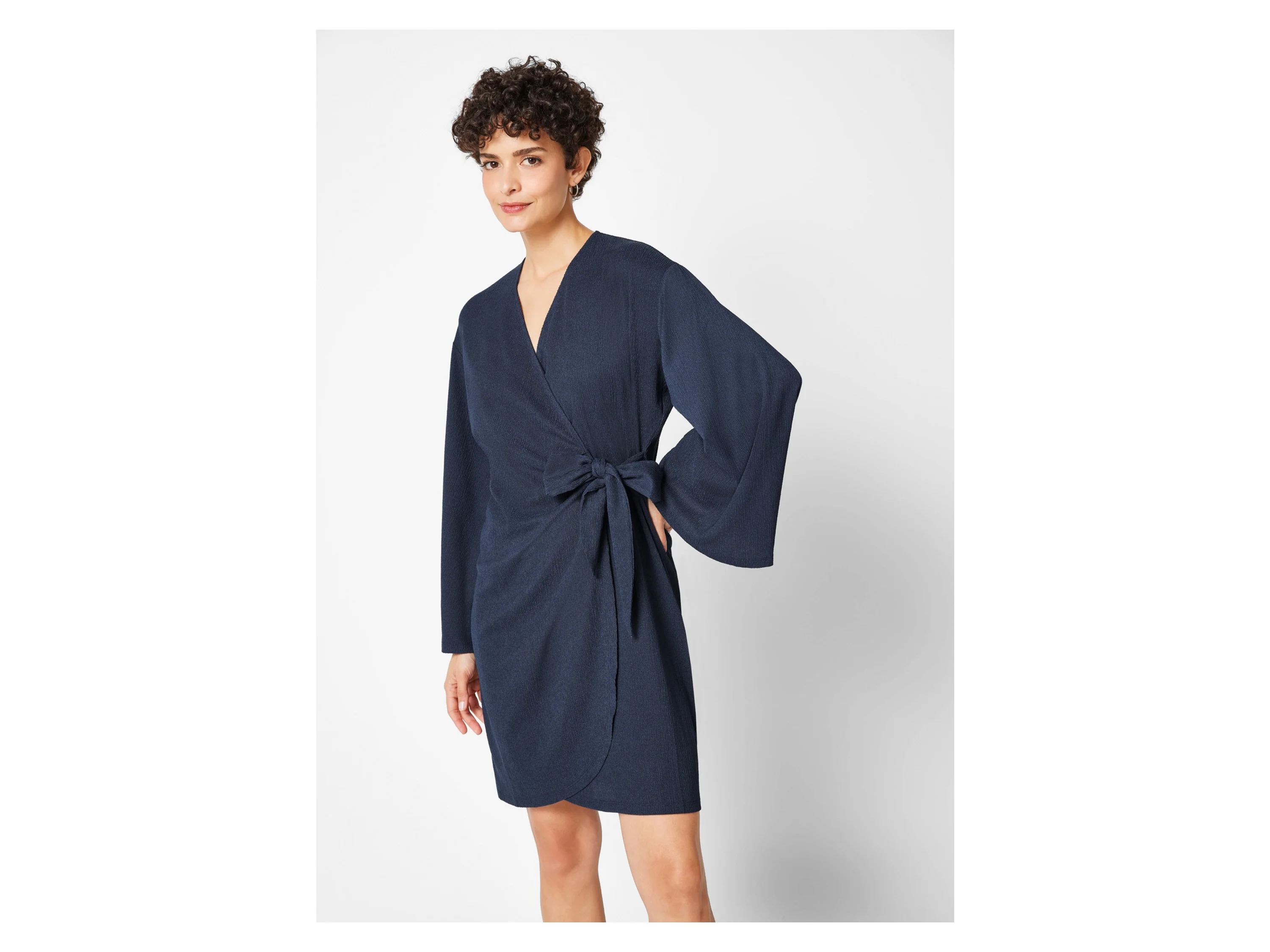 ESMARA® Damen Kleid (Navy, S(36/38)) – Bild 2 von 4