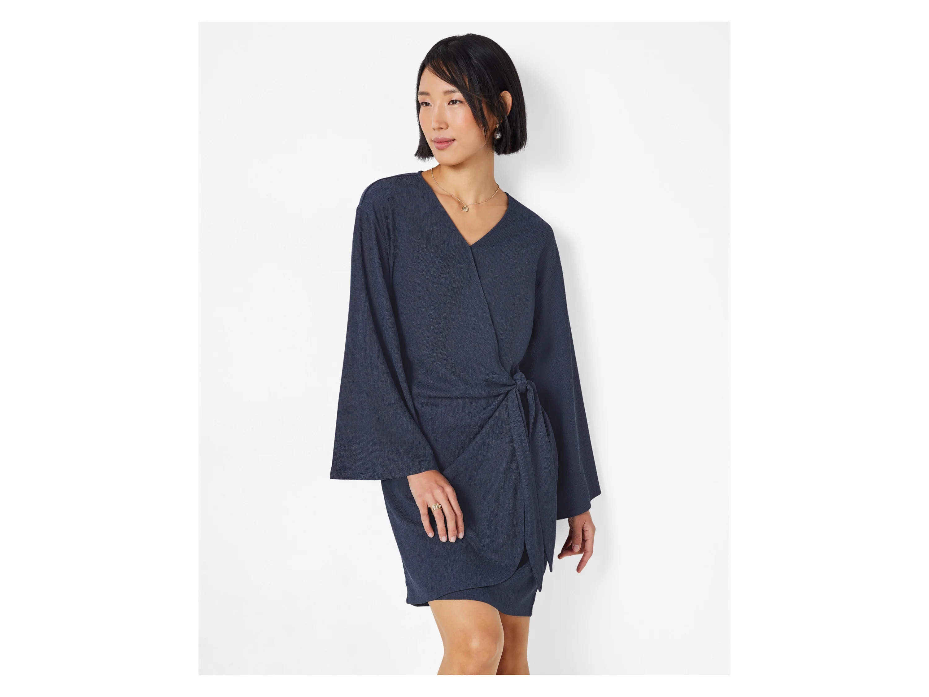 ESMARA® Damen Kleid (Navy, M(40/42)) – Bild 2 von 4