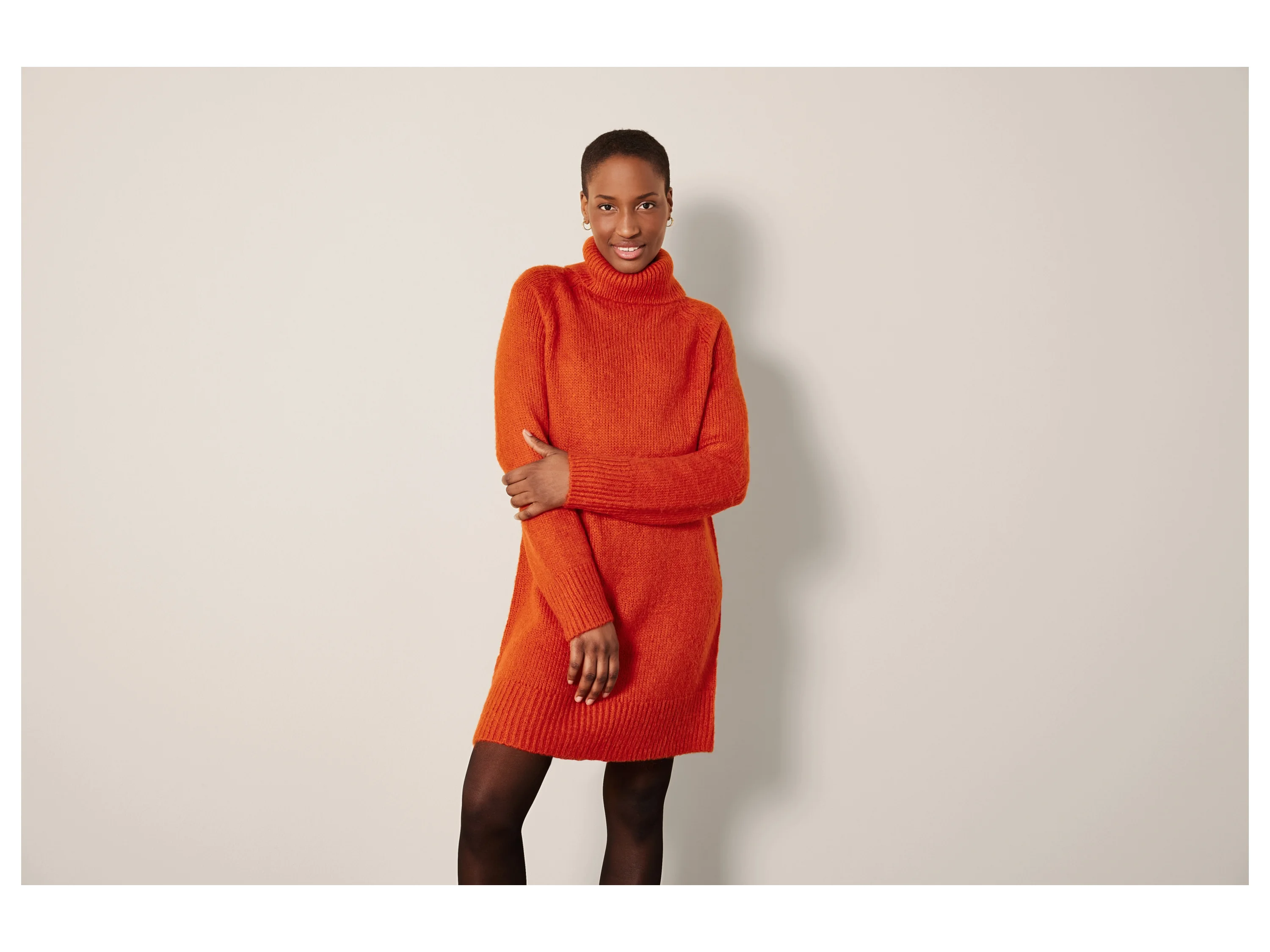 ESMARA® Damen Kleid (Orange, M(40/42)) – Bild 2 von 3