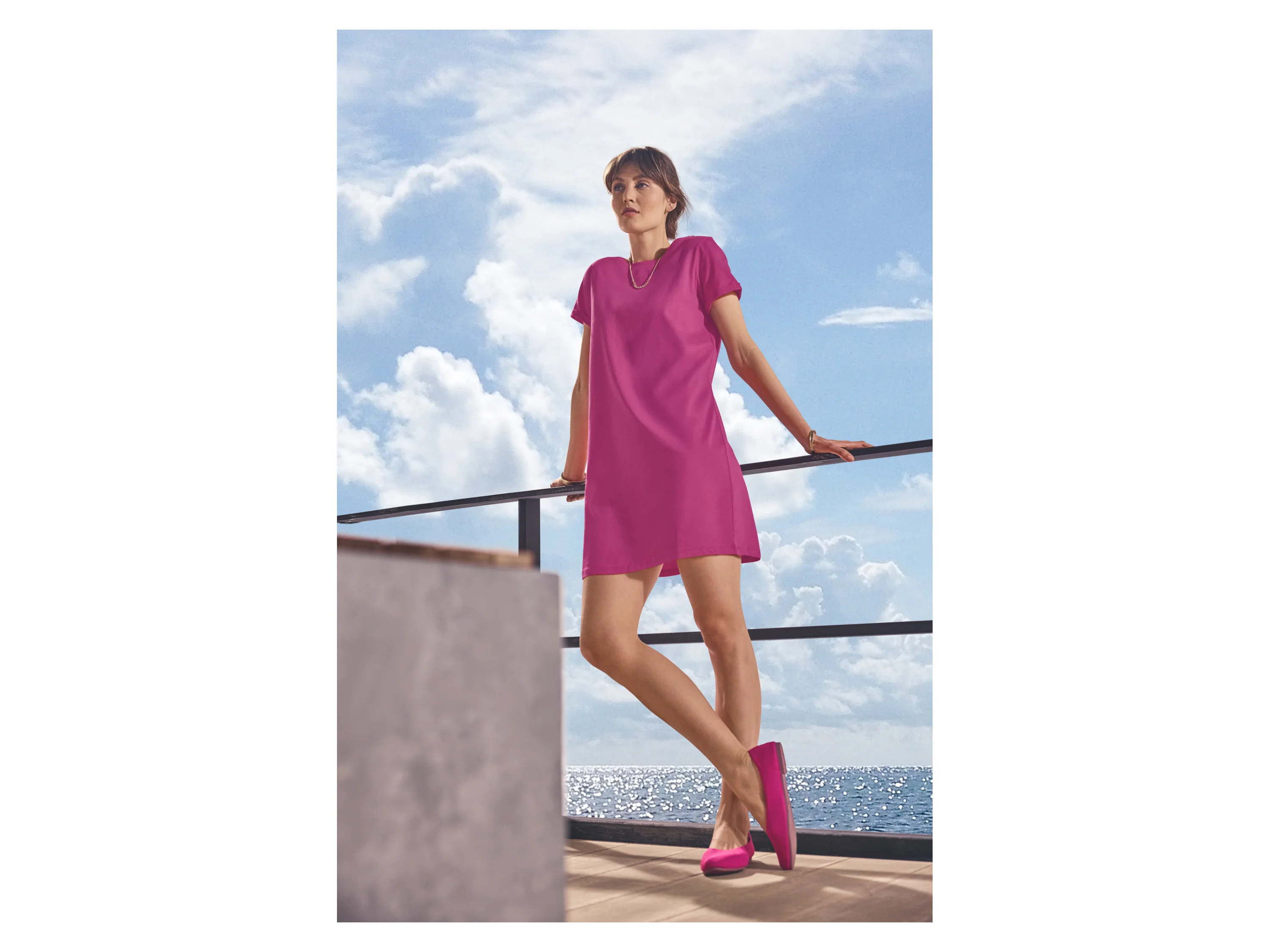 ESMARA® Damen Kleid (Pink, XS(32/34)) – Bild 2 von 4