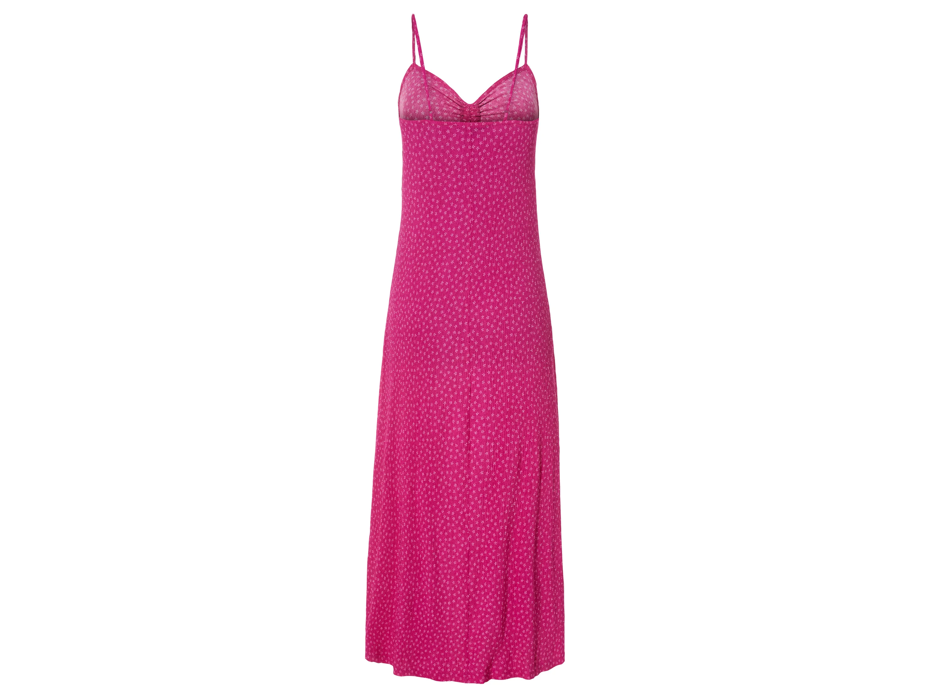 ESMARA® Damen Kleid Plissee (pink gemustert, M(40/42)) – Bild 3 von 4