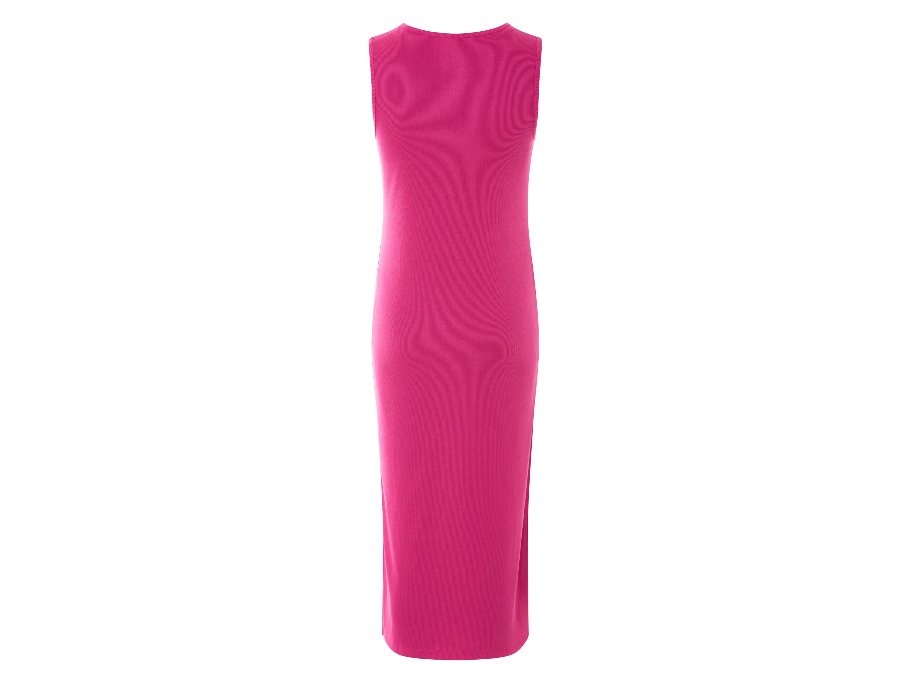 ESMARA® Damen Kleid Rippe Midi (Pink, S(36/38)) – Bild 3 von 4