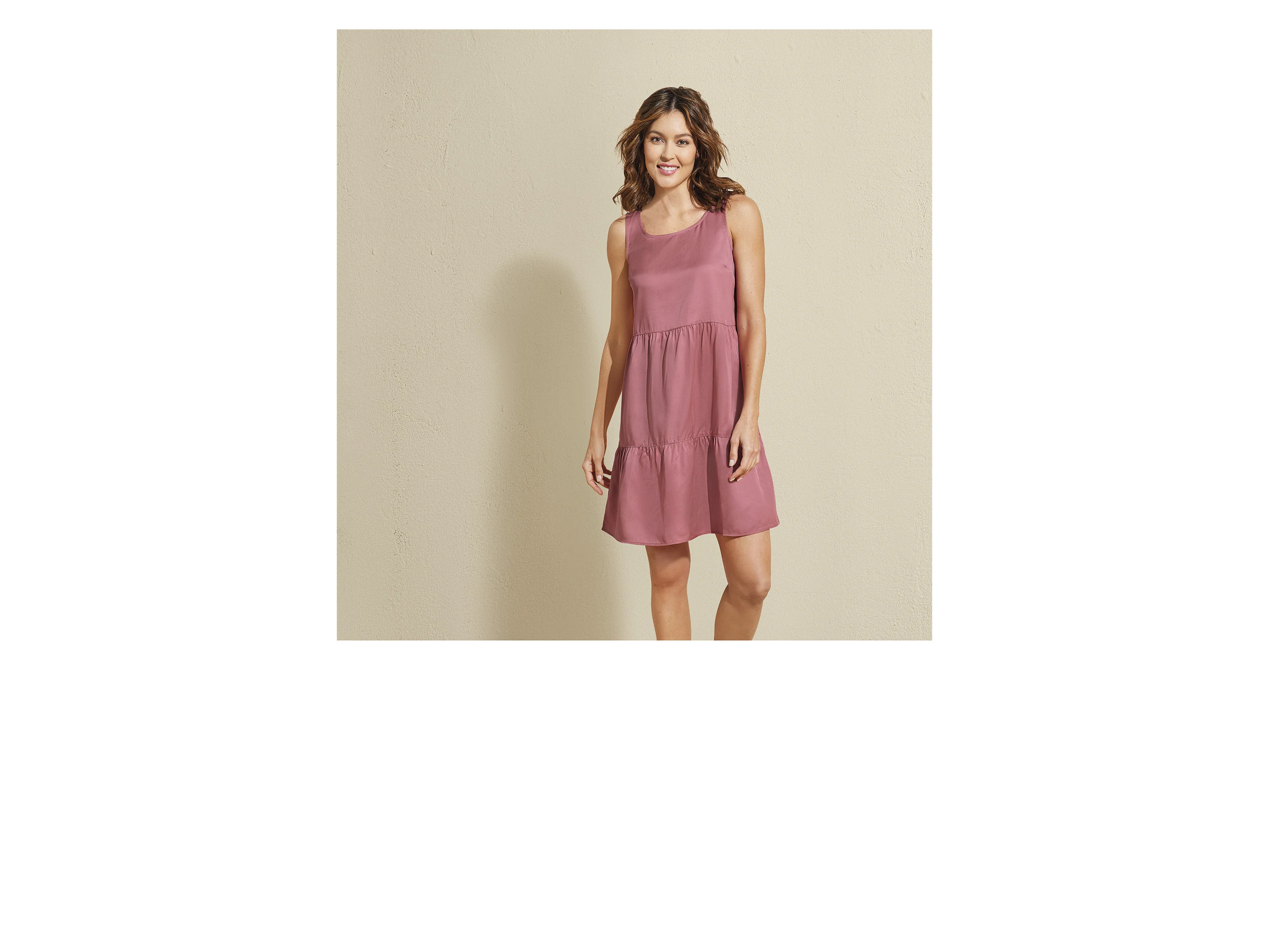 ESMARA® Damen Kleid (Rosa, 34) – Bild 2 von 4
