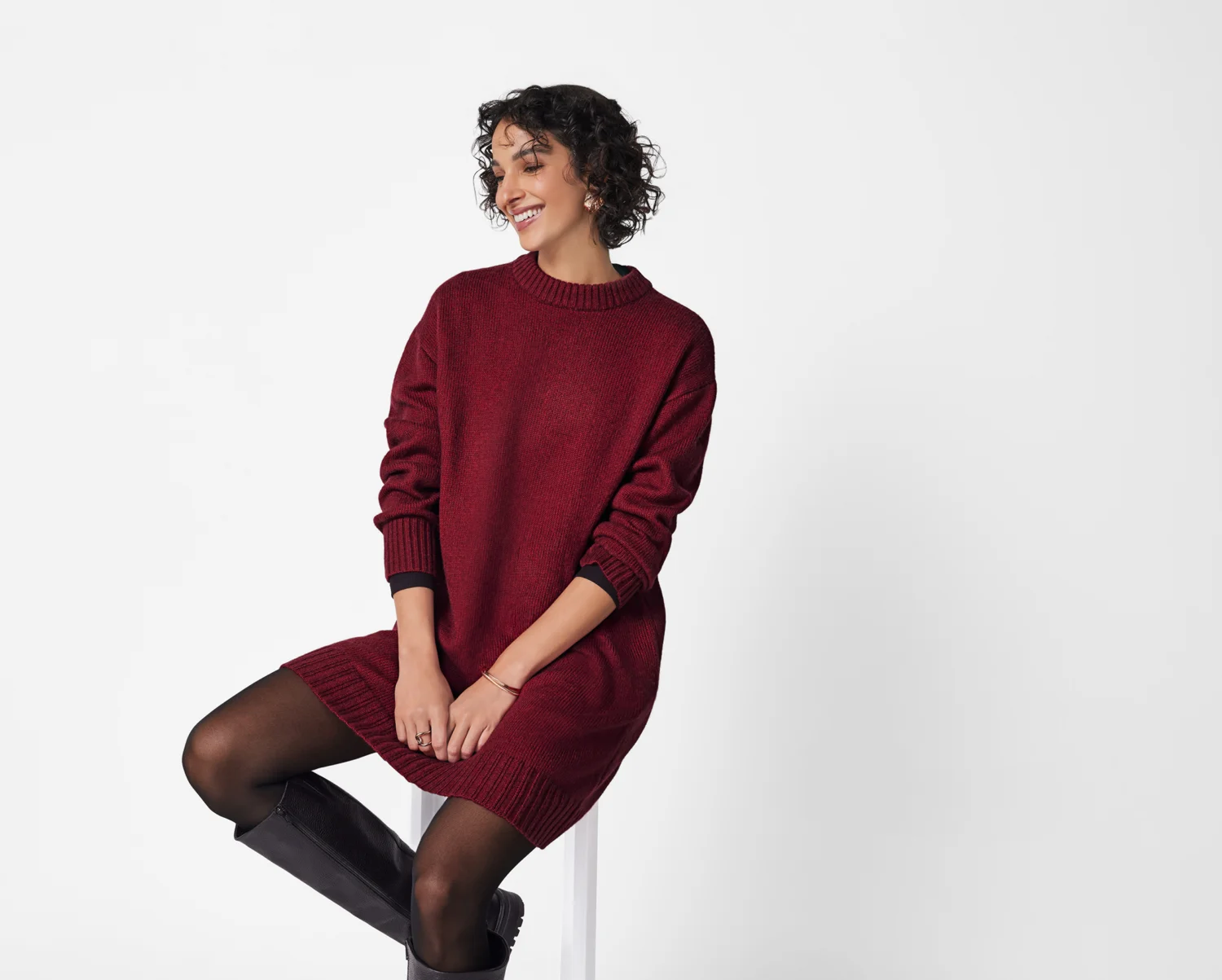 ESMARA® Damen Kleid (Rot, M(40/42)) – Bild 2 von 3