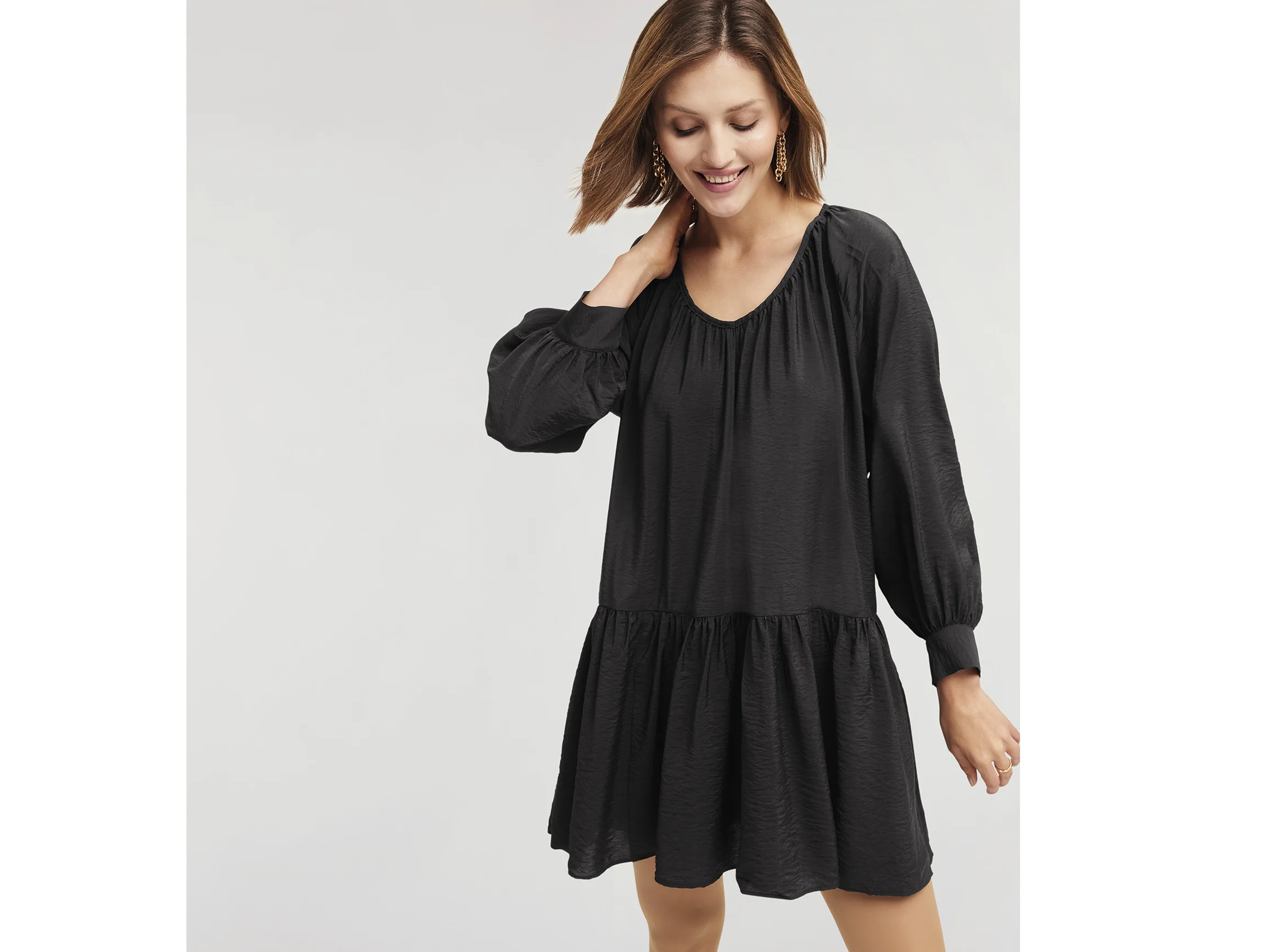 ESMARA® Damen Kleid (Schwarz, M (40/42)) – Bild 2 von 4