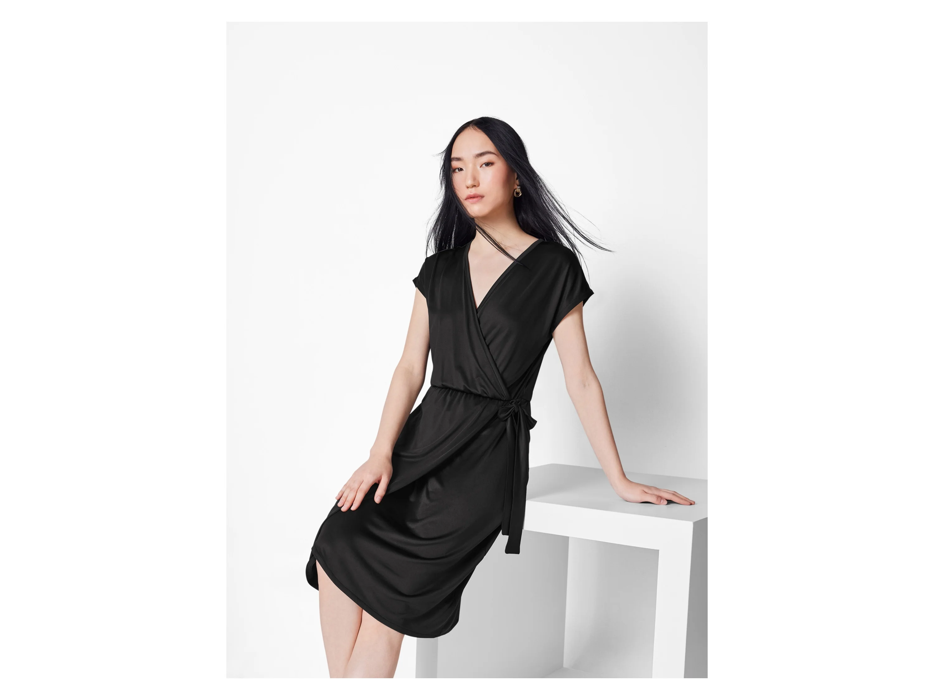 ESMARA® Damen Kleid (Schwarz, M(40/42)) – Bild 2 von 4