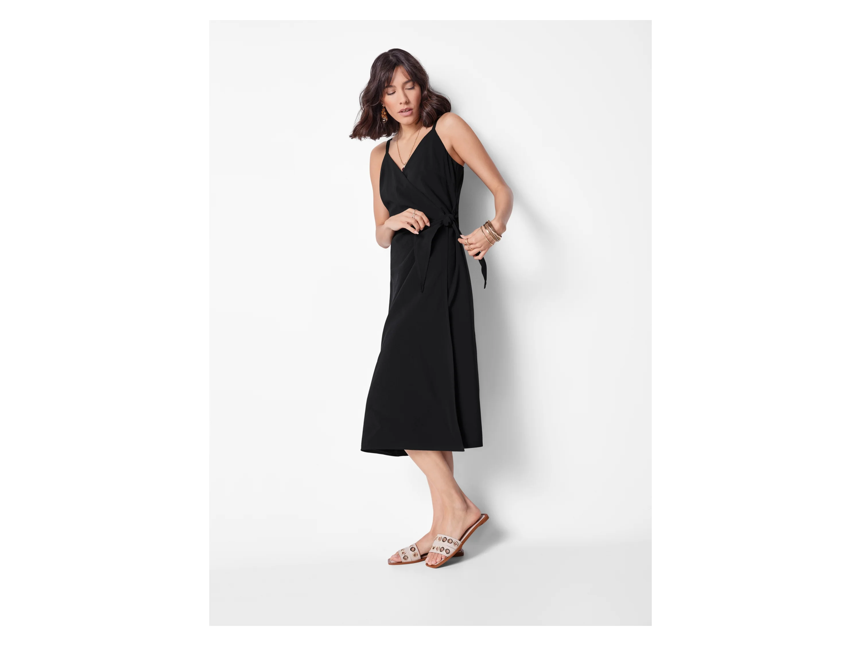 ESMARA® Damen Kleid (Schwarz, 38) – Bild 2 von 4