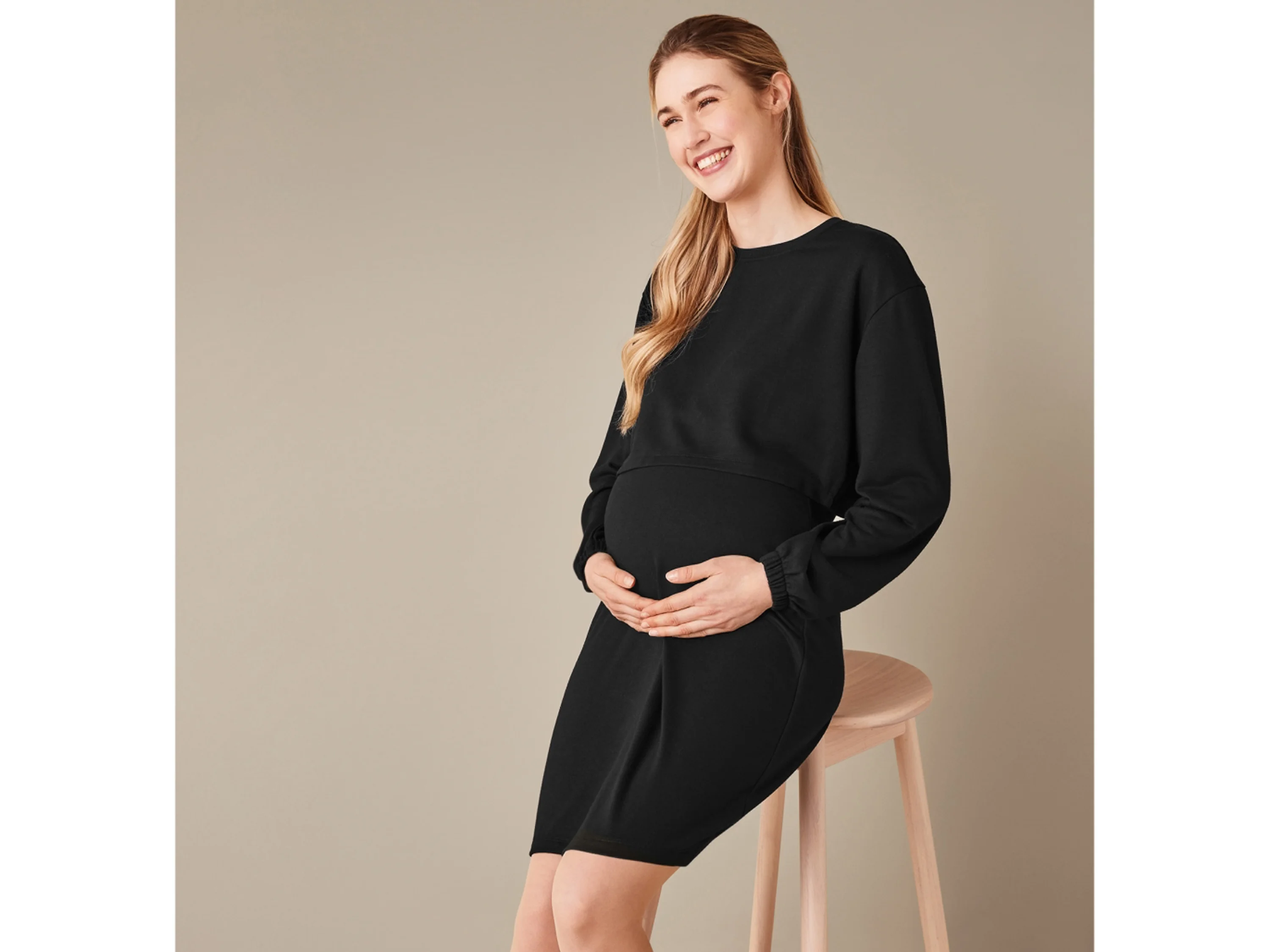 ESMARA® Damen Kleid (Schwarz, L(44/46)) – Bild 2 von 4