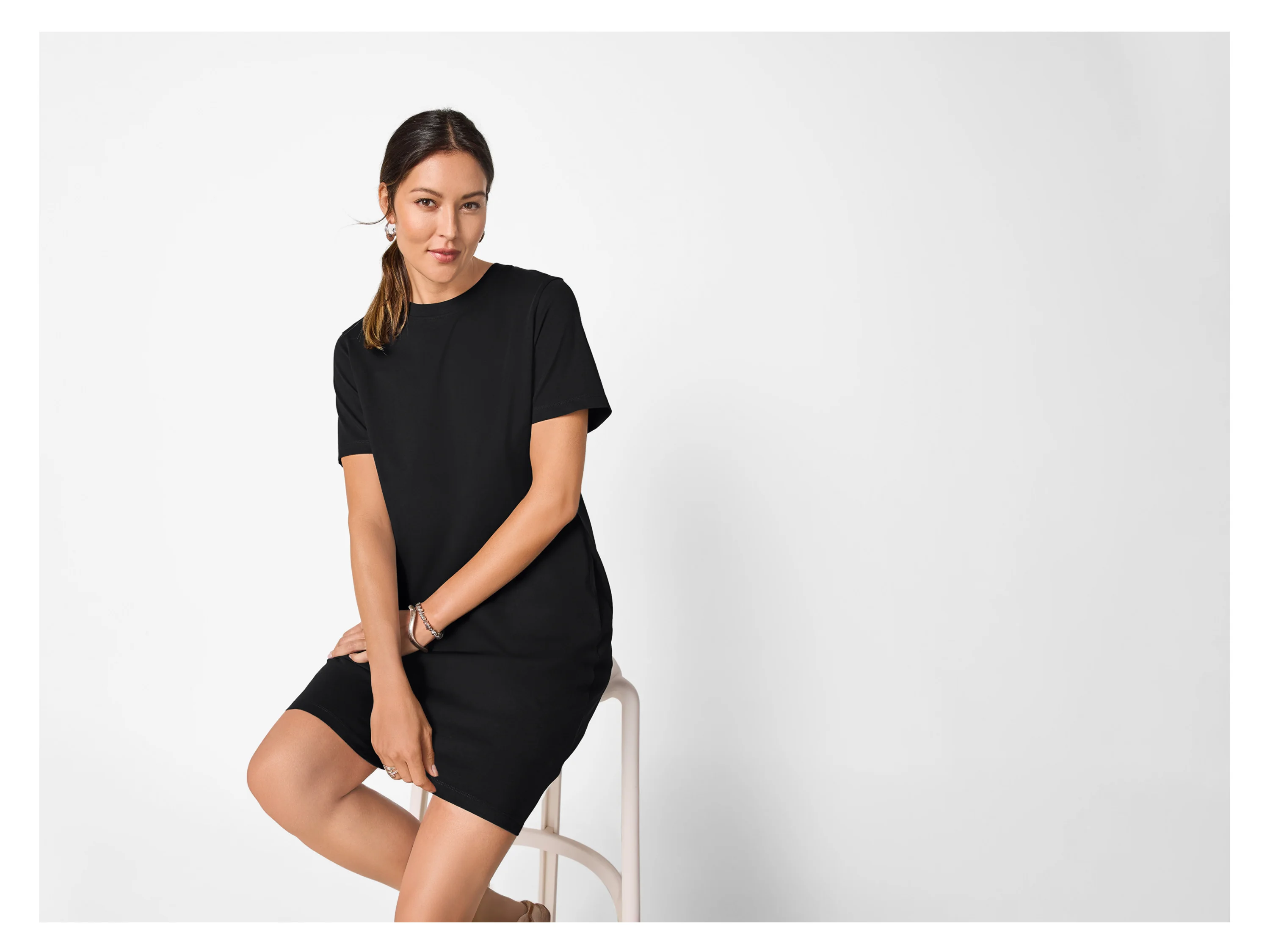 ESMARA® Damen Kleid (Schwarz, S(36/38)) – Bild 2 von 4